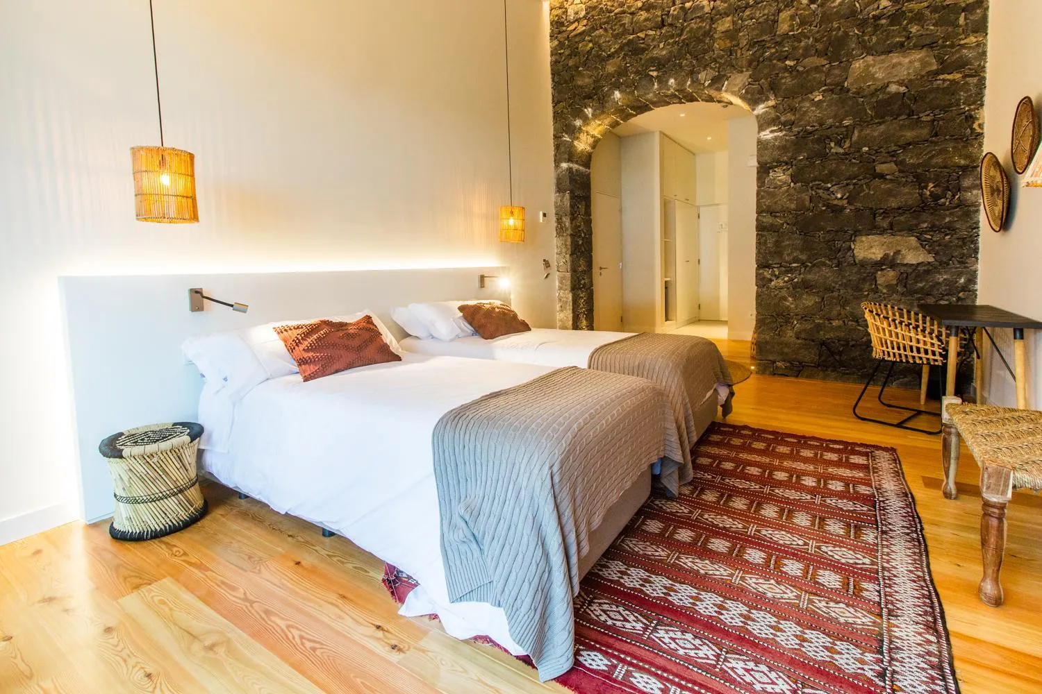 Bed in SENSI Azores Nature and SPA