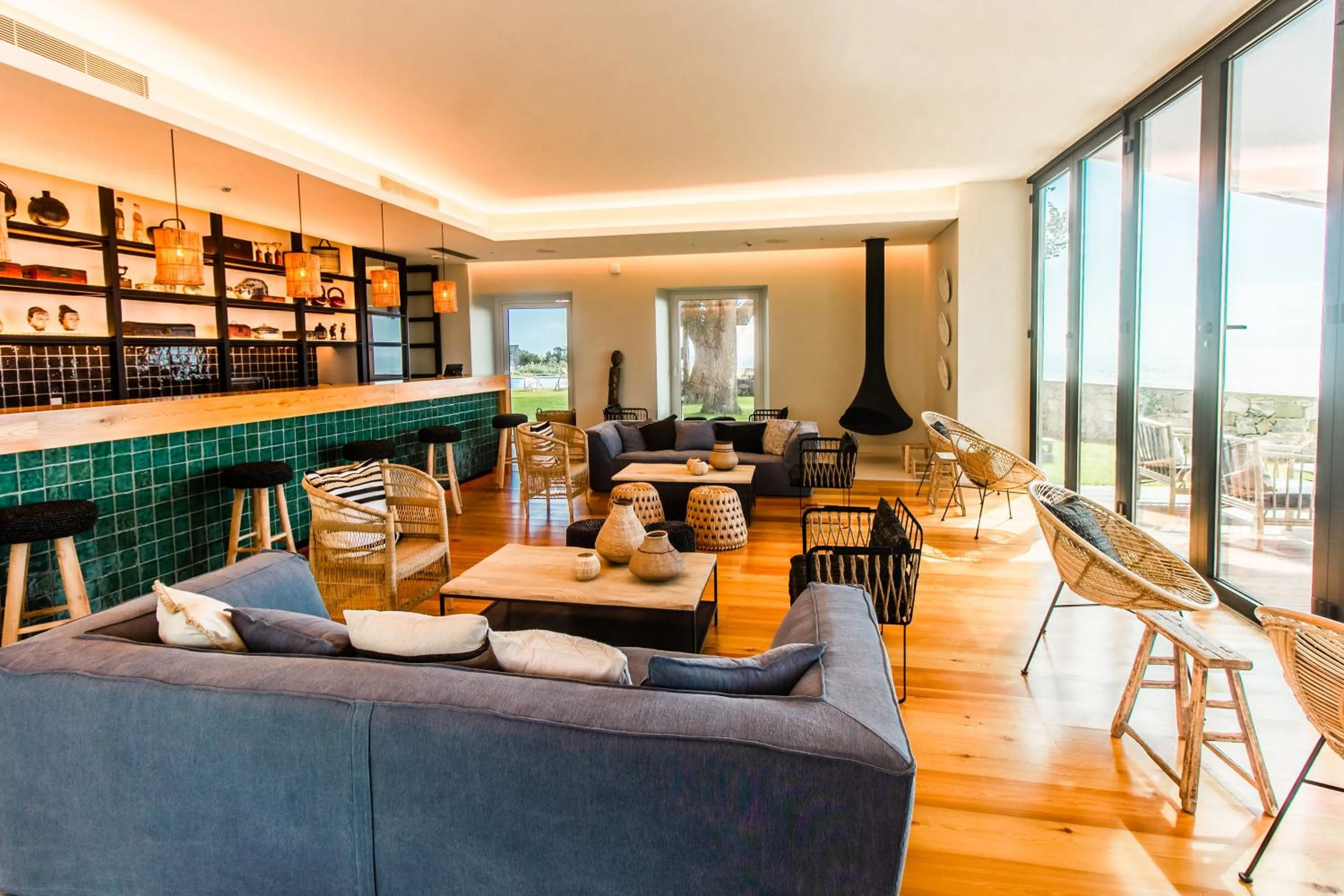 Living room in SENSI Azores Nature and SPA