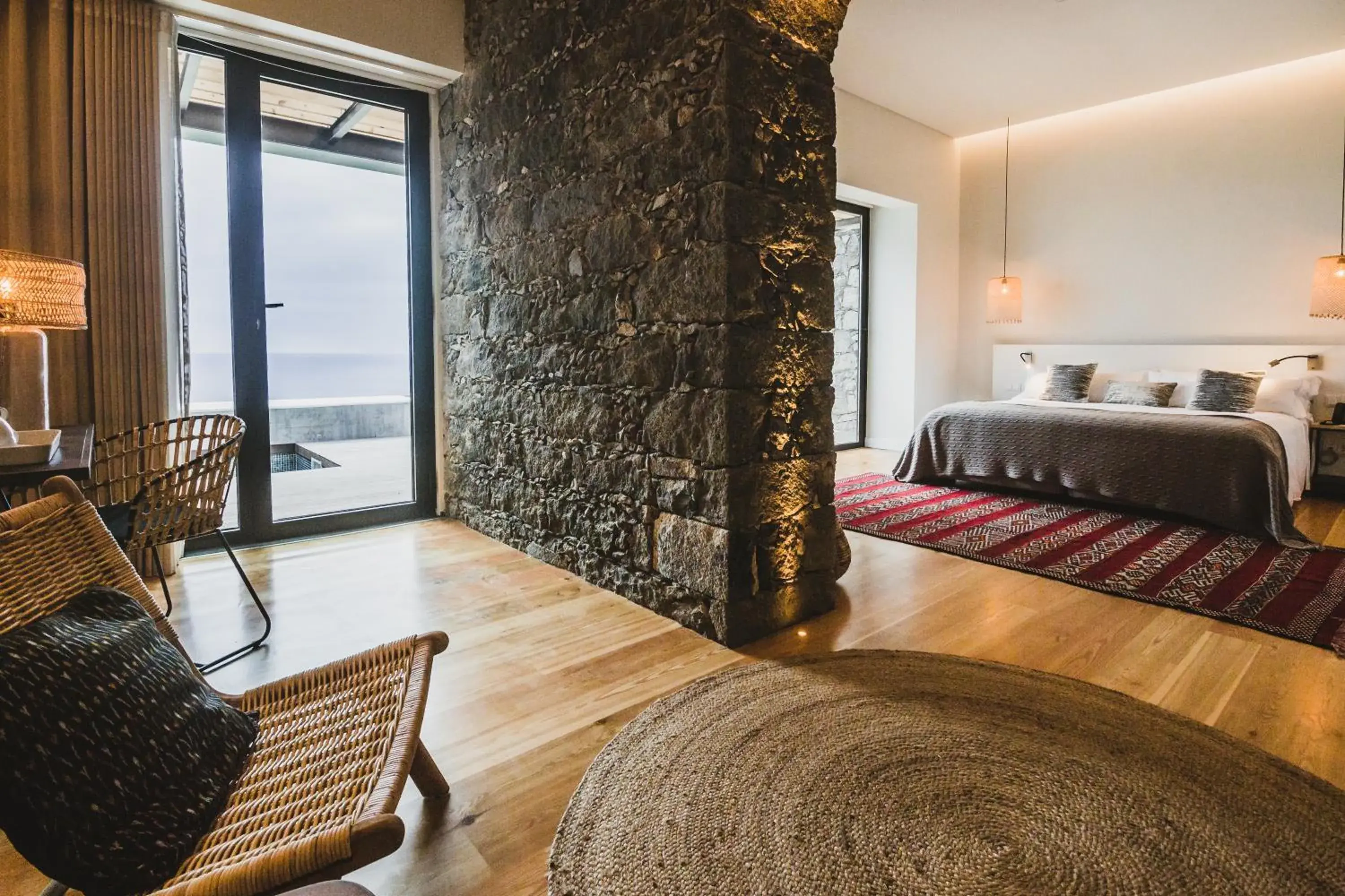 Bed in SENSI Azores Nature and SPA Bed in SENSI Azores Nature and SPA