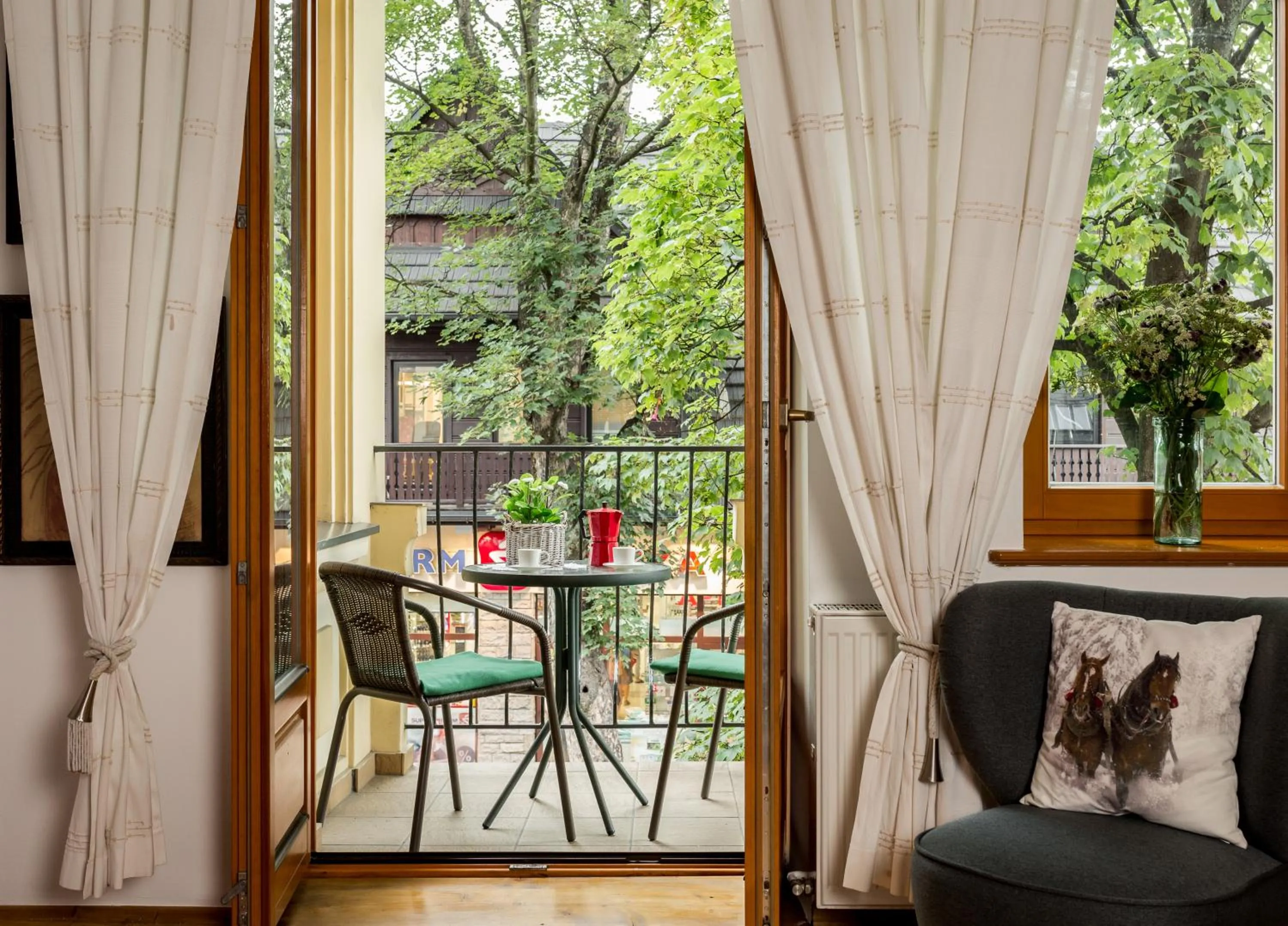 Balcony/Terrace in Apartamenty Tatra Club Centrum