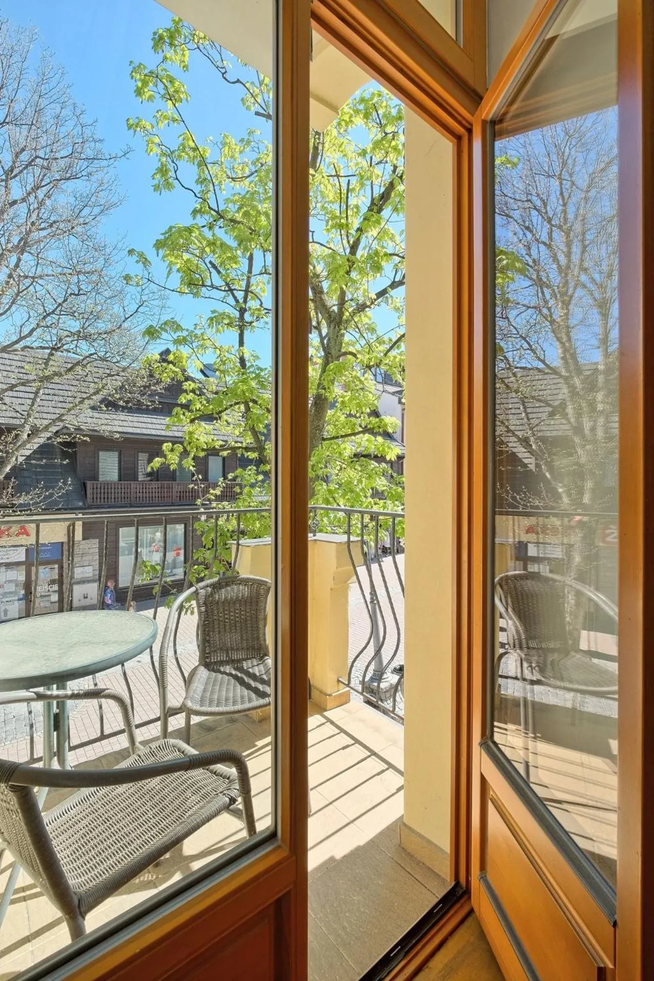 Balcony/Terrace in Apartamenty Tatra Club Centrum