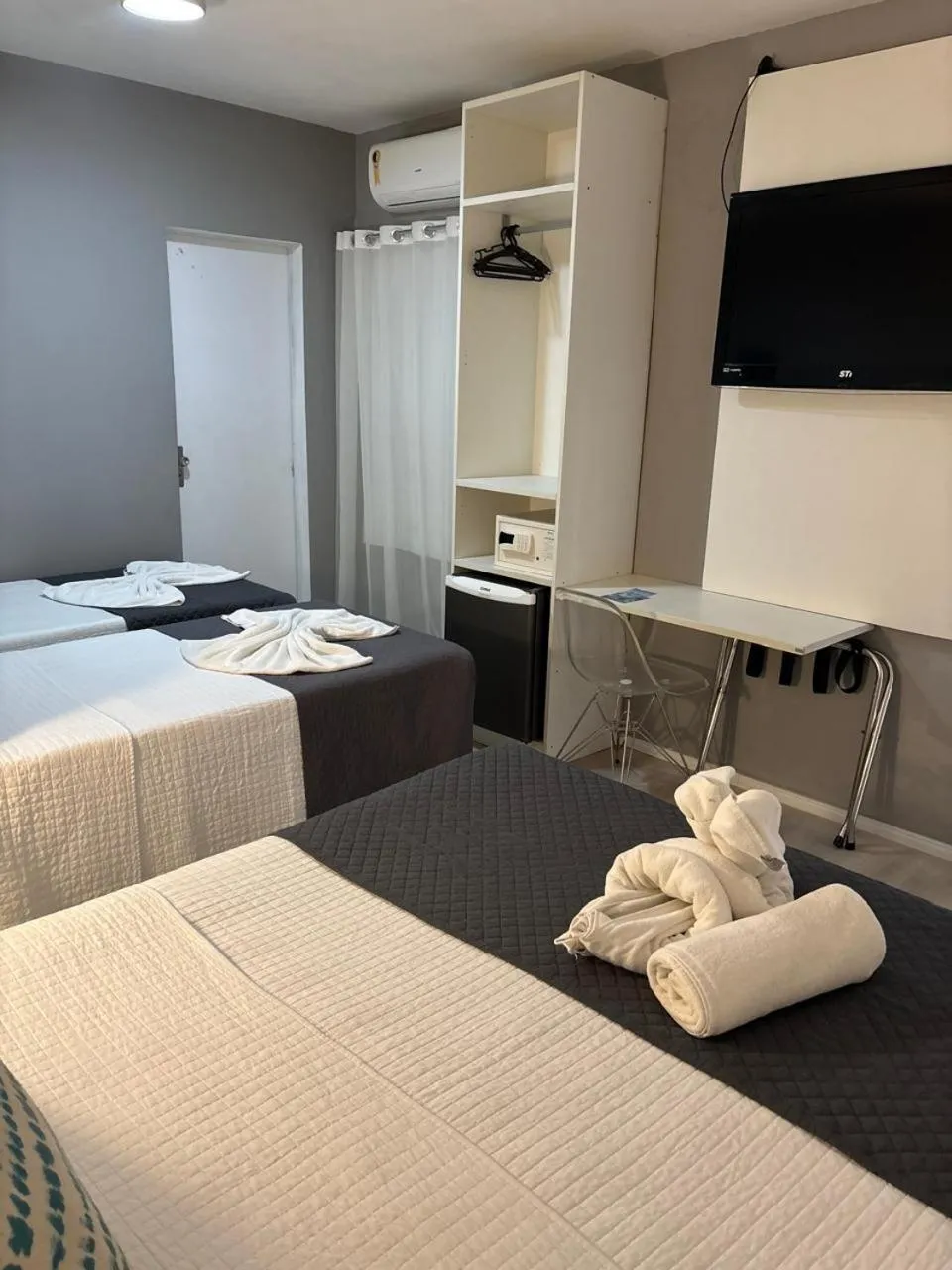 Bed in Pousada Praia Pajuçara