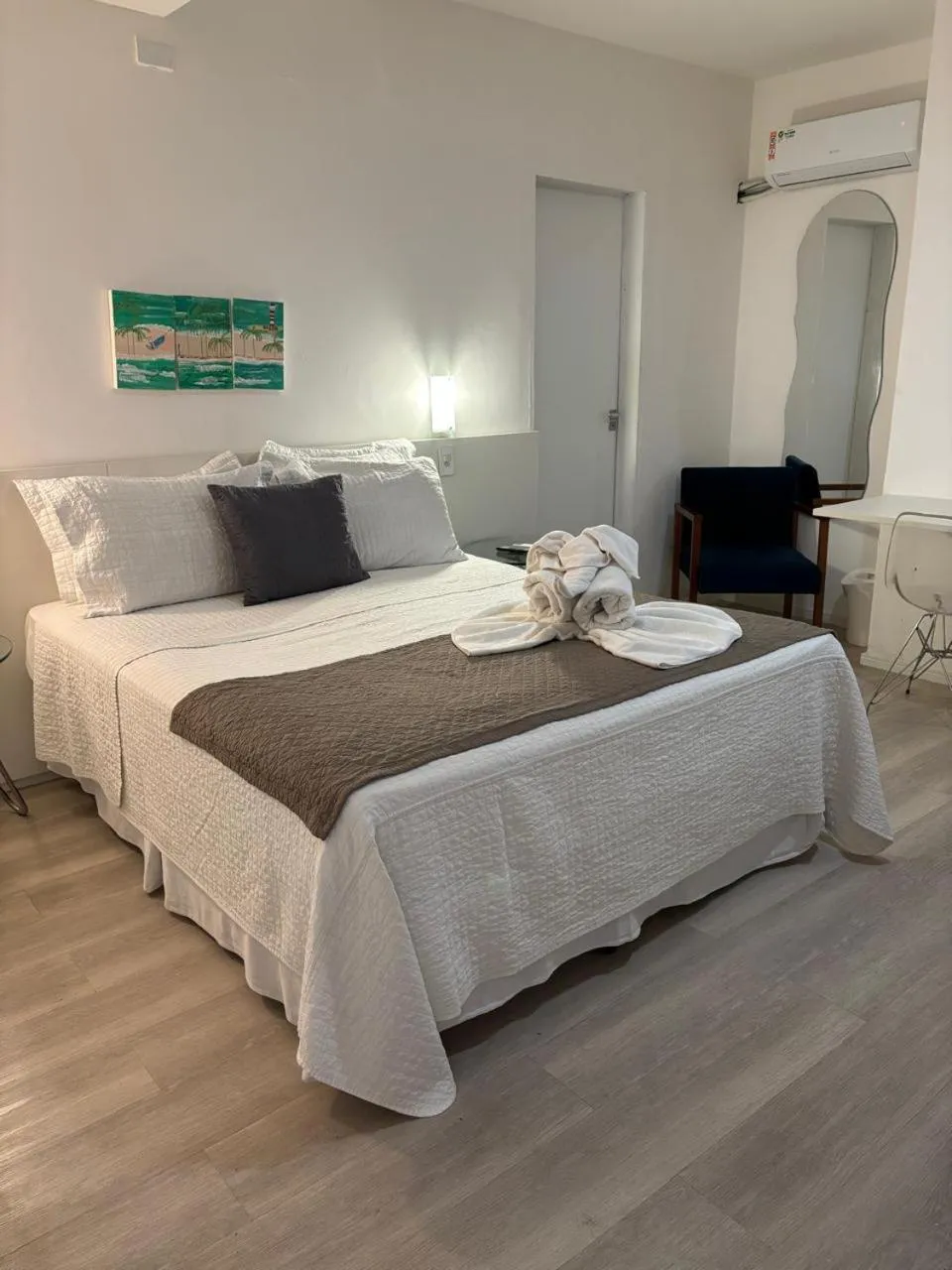 Bed in Pousada Praia Pajuçara