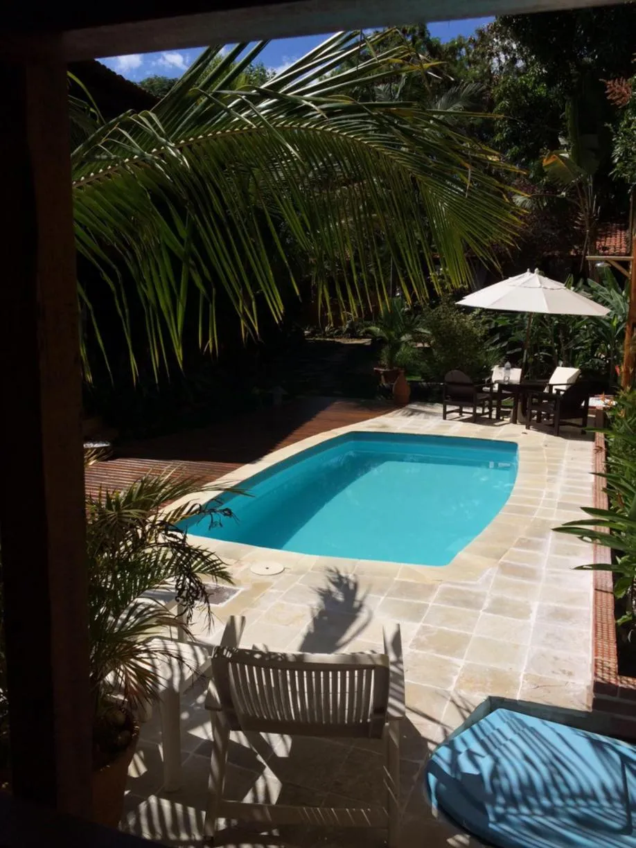 Swimming pool in Pousada Bambu Brasil