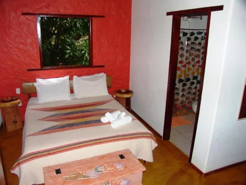 Bed in Pousada Bambu Brasil