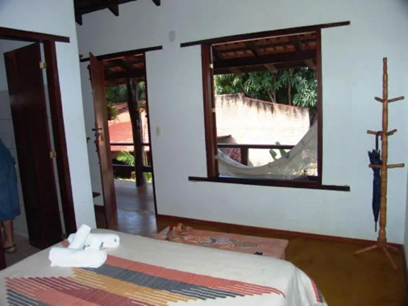 Bed in Pousada Bambu Brasil