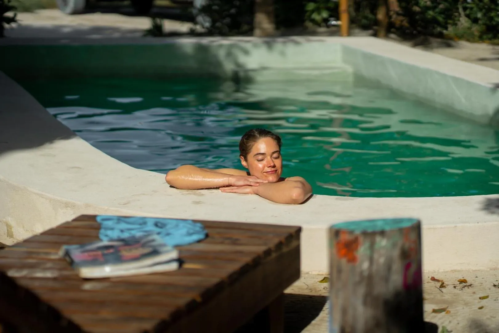 Swimming pool in Casa Cuyo Hotel