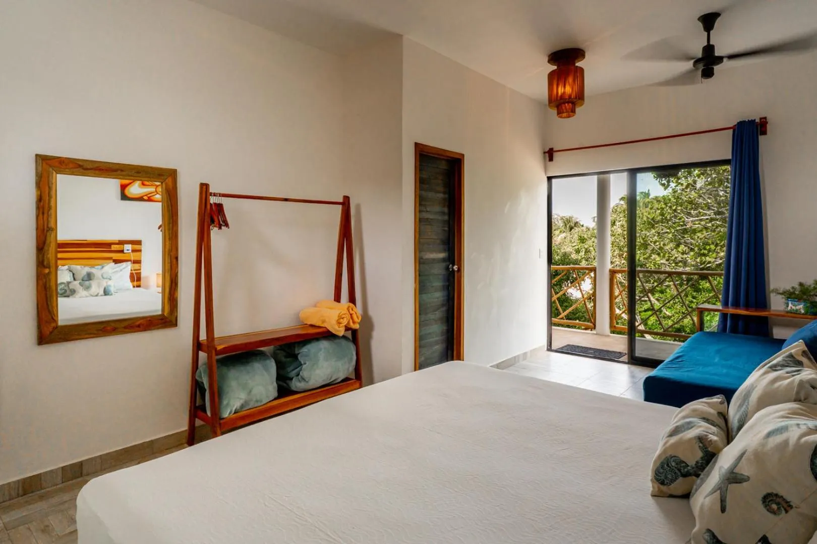 Bed in Casa Cuyo Hotel