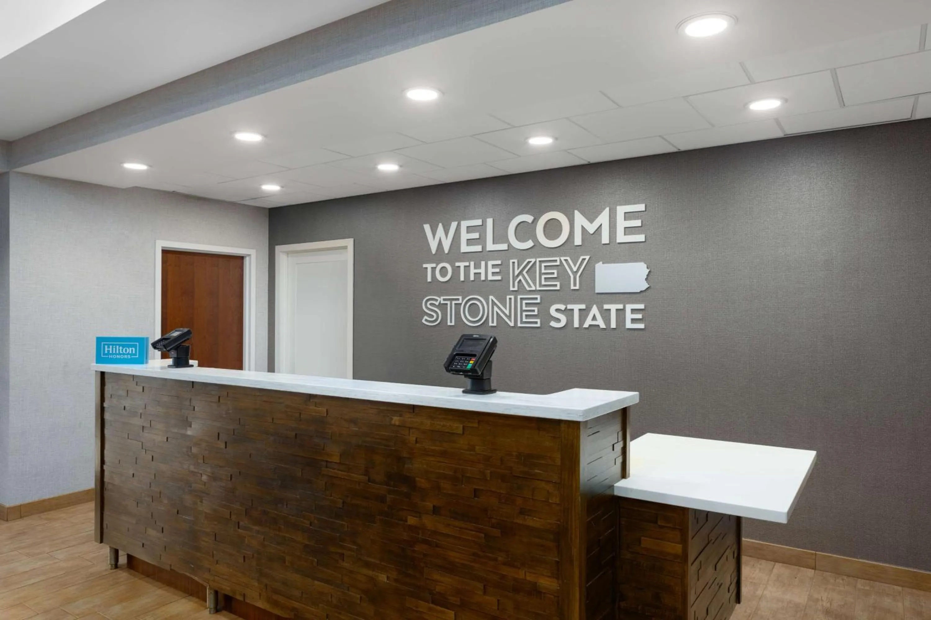 Lobby or reception in Hampton Inn & Suites Harrisburg