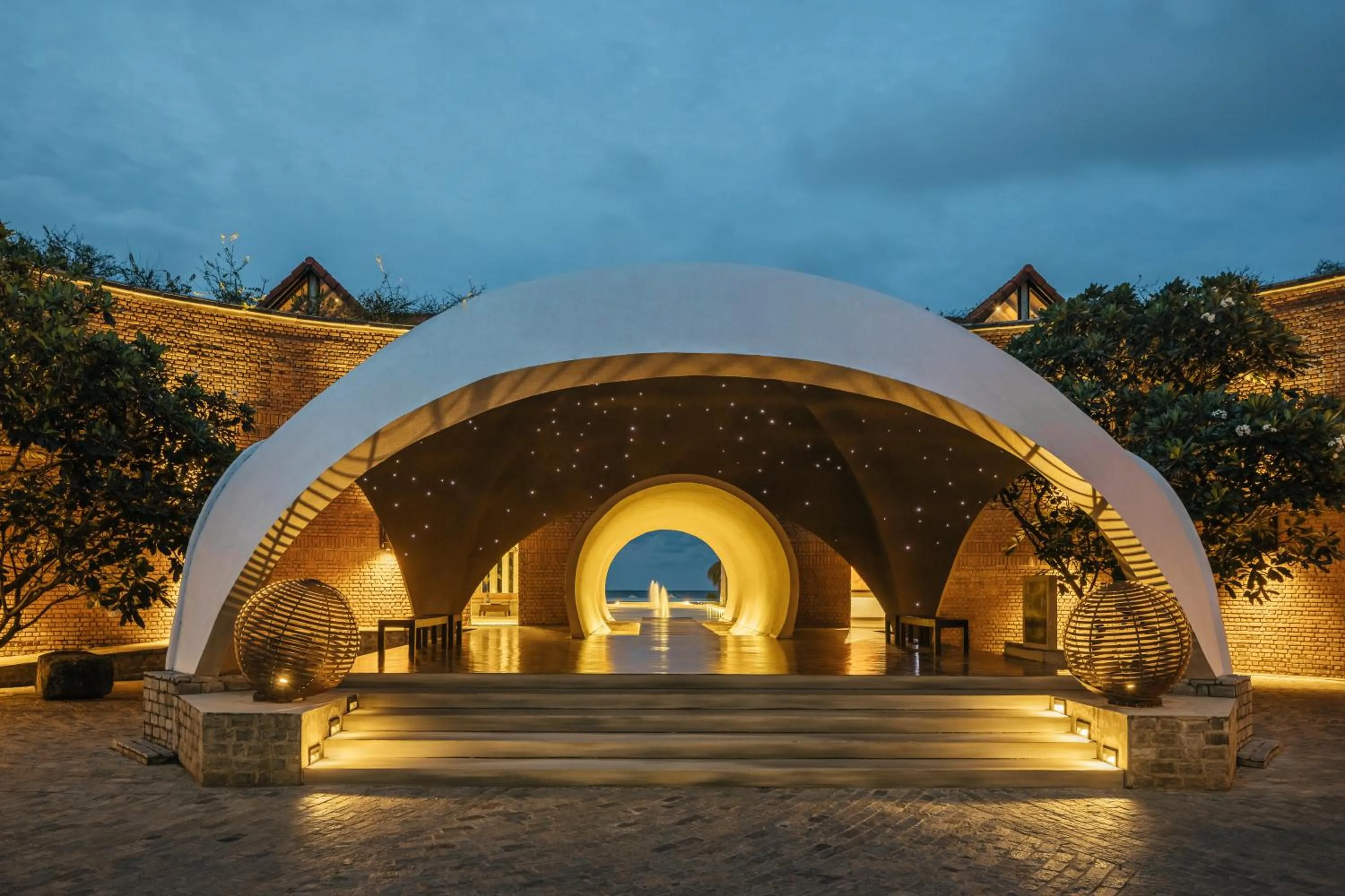 Facade/entrance in Uga Bay - Pasikuda