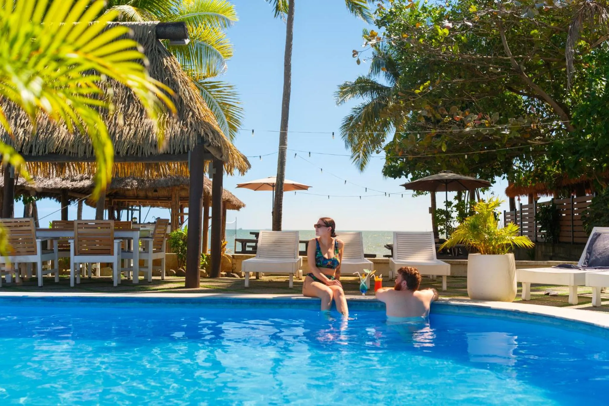 Swimming pool in Aquarius On The Beach