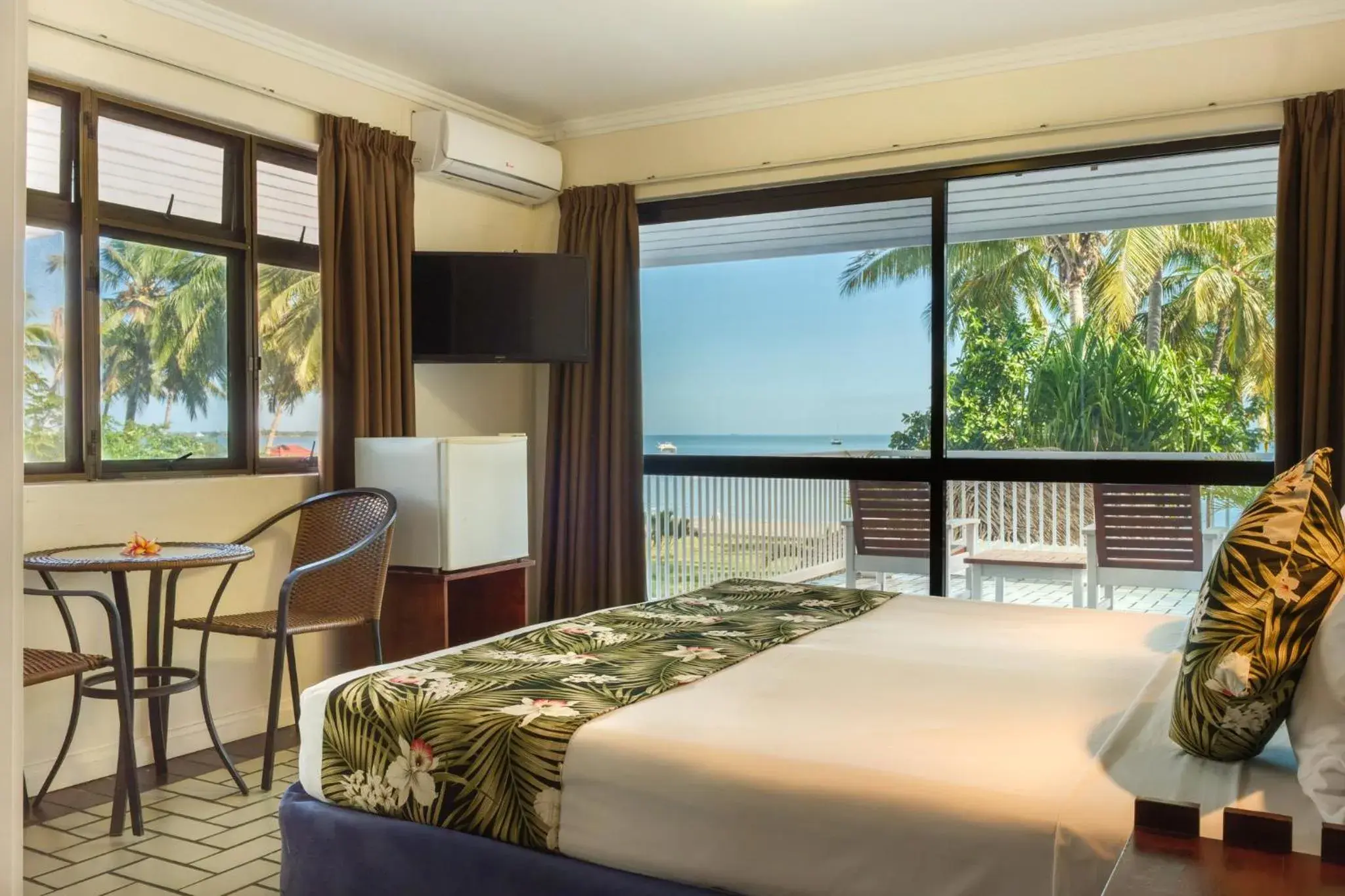 View (from property/room), Bed in Aquarius On The Beach View (from property/room), Bed in Aquarius On The Beach