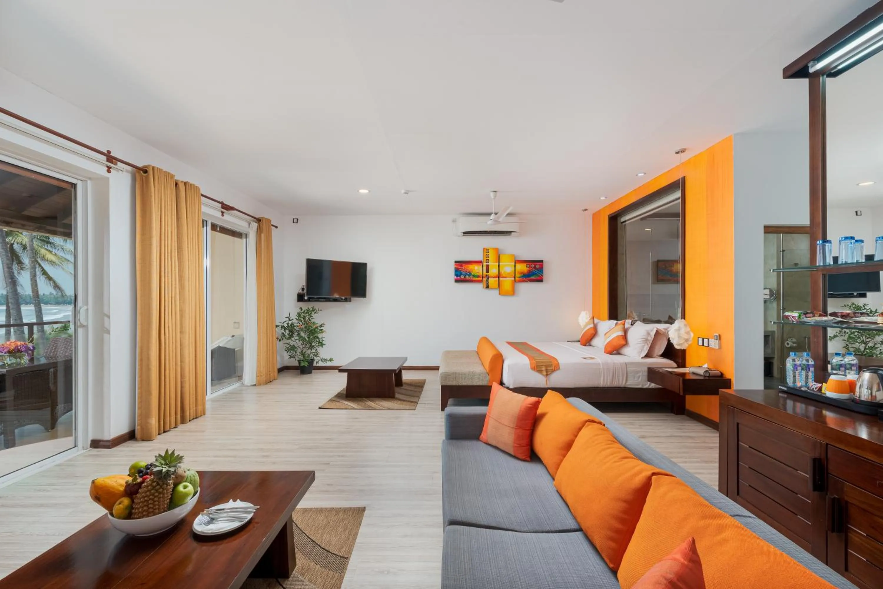 Seating area in Cocobay Unawatuna