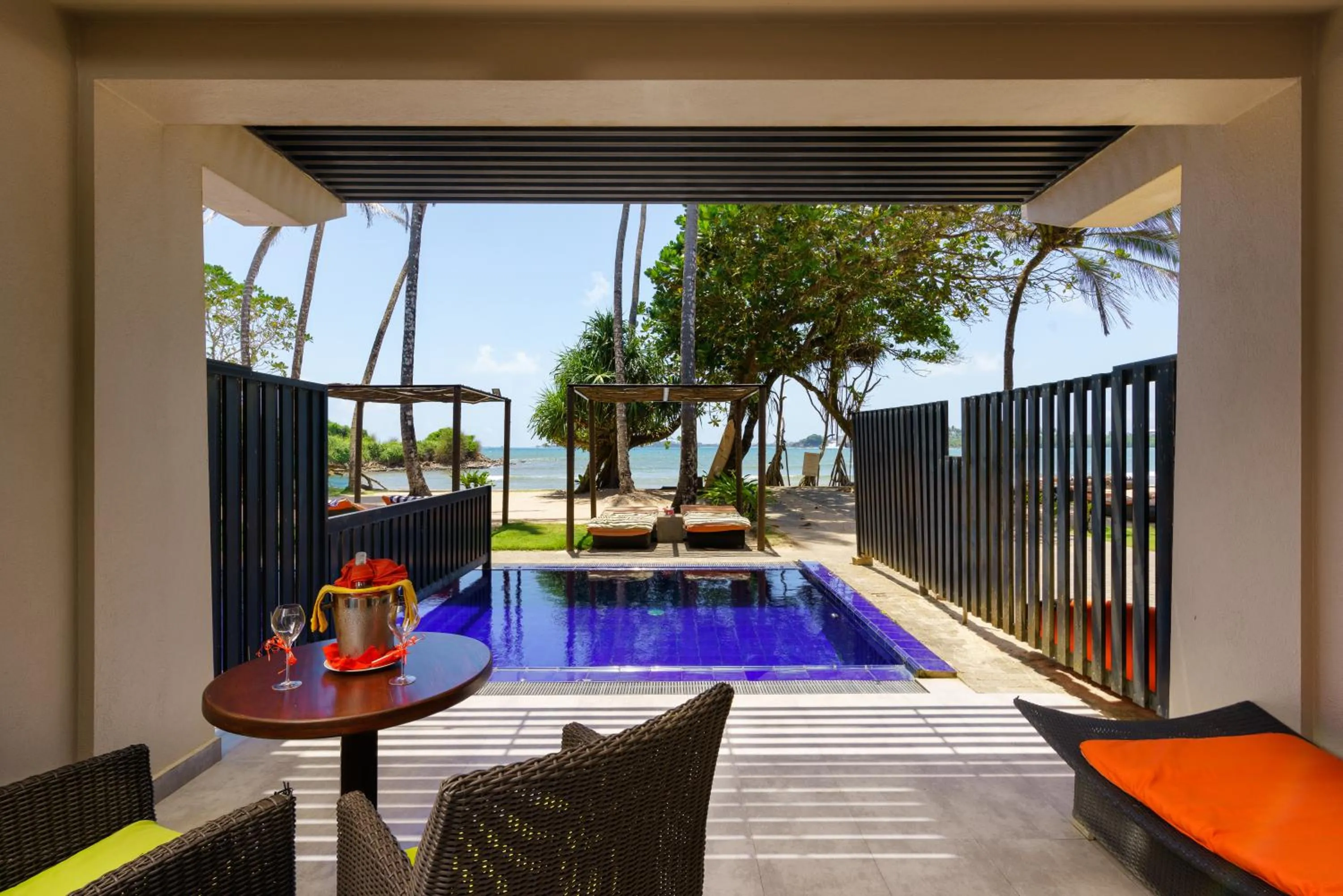 Patio in Cocobay Unawatuna