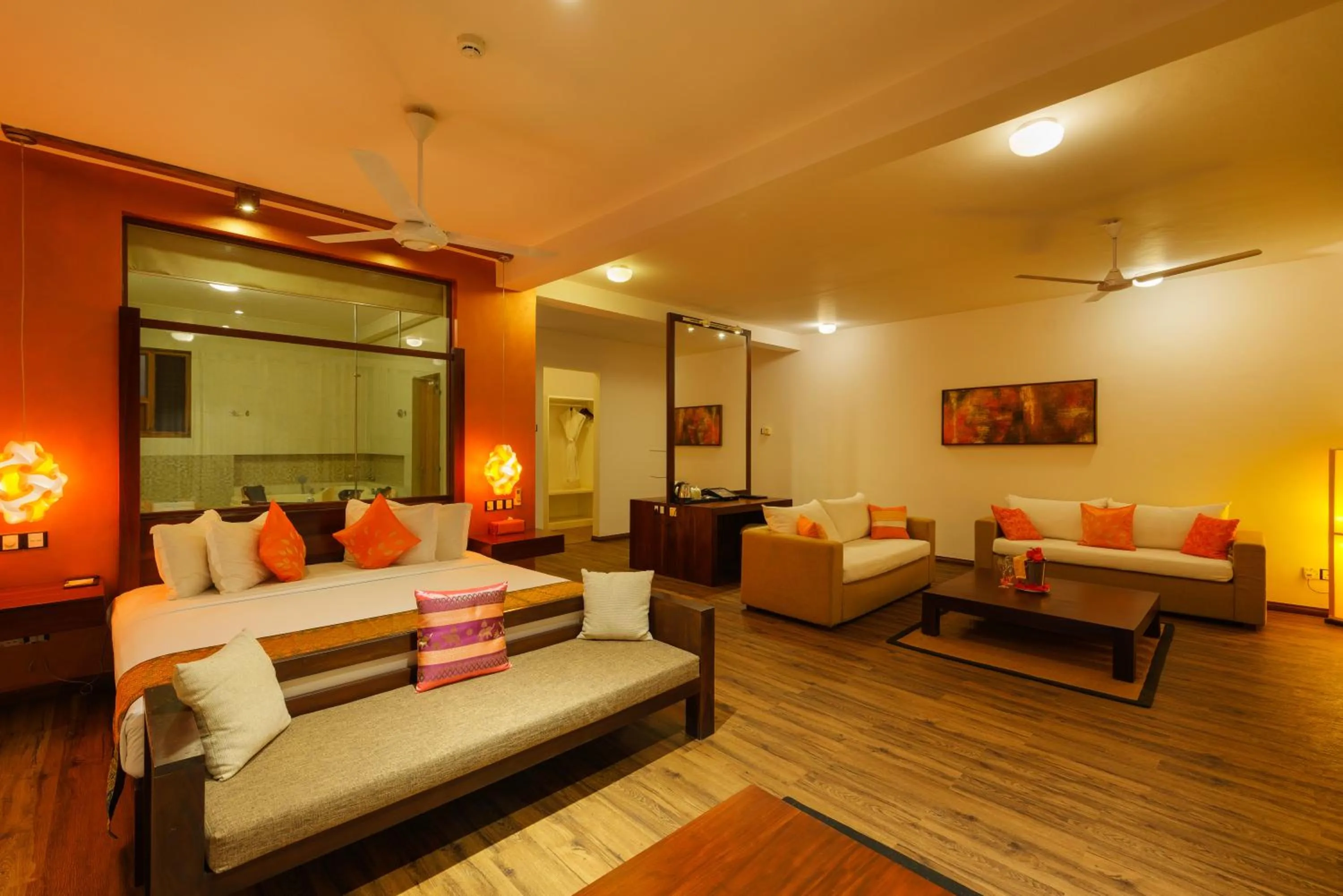 Bed in Cocobay Unawatuna