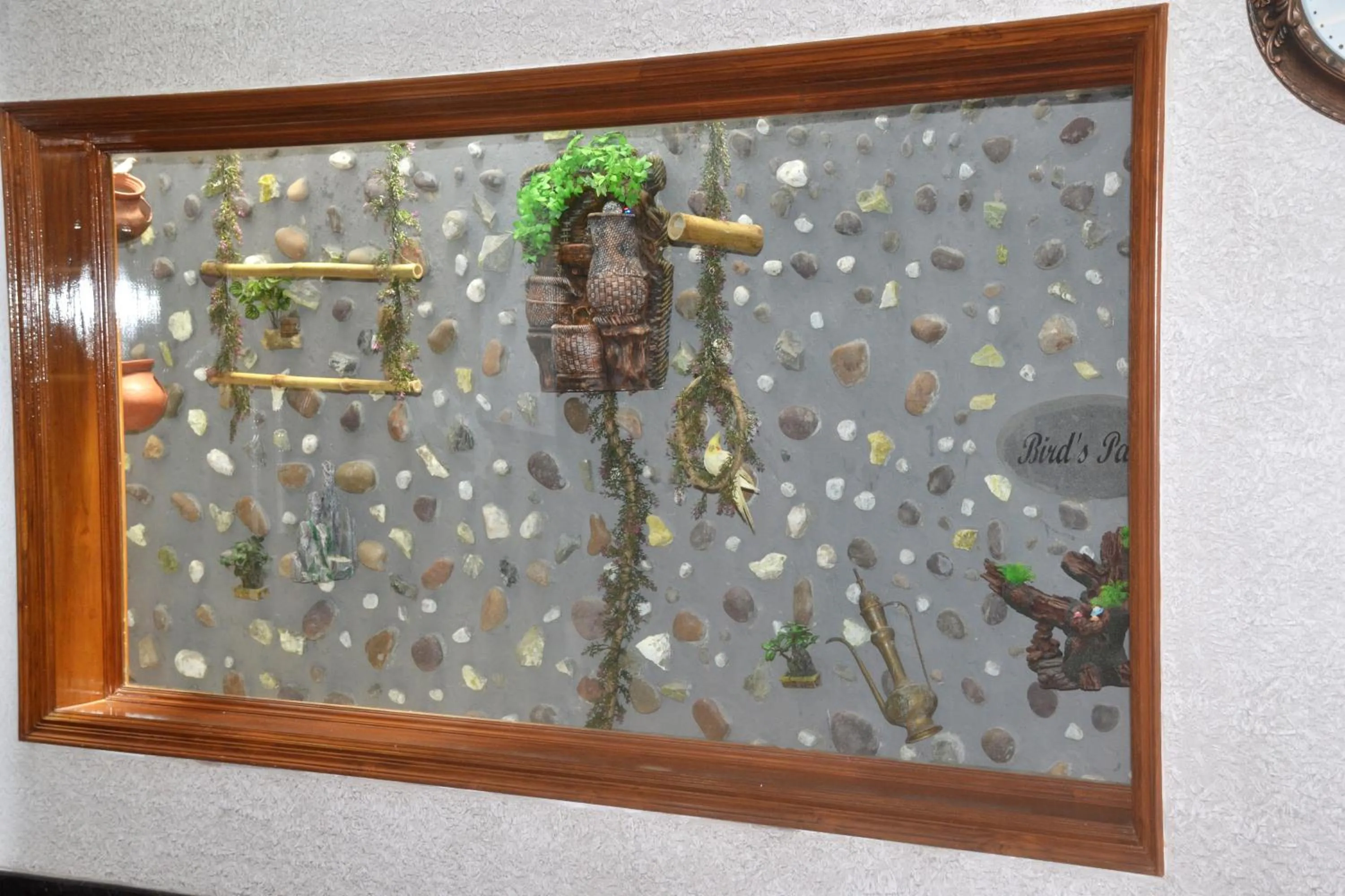 Decorative detail in Peace Inn Chennai