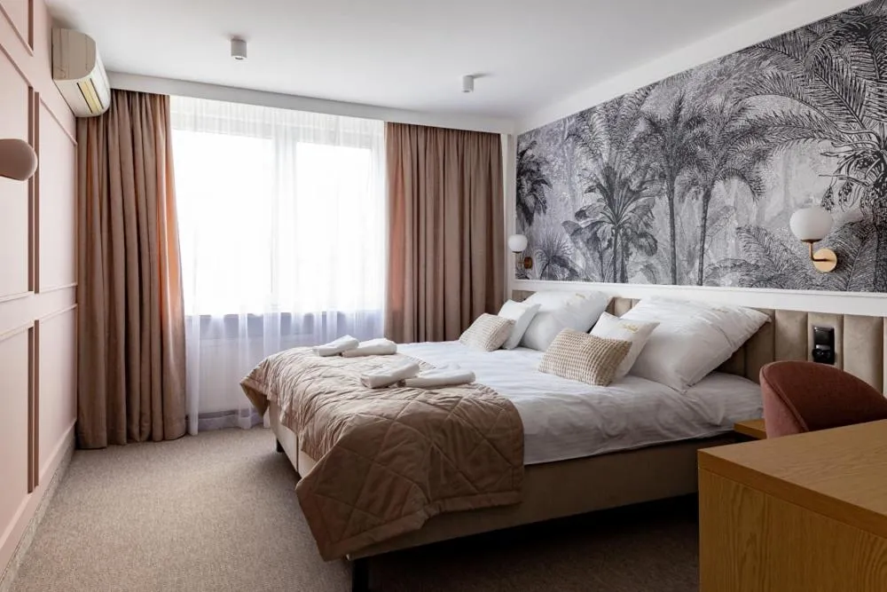 Bed in Hotel Jubilat