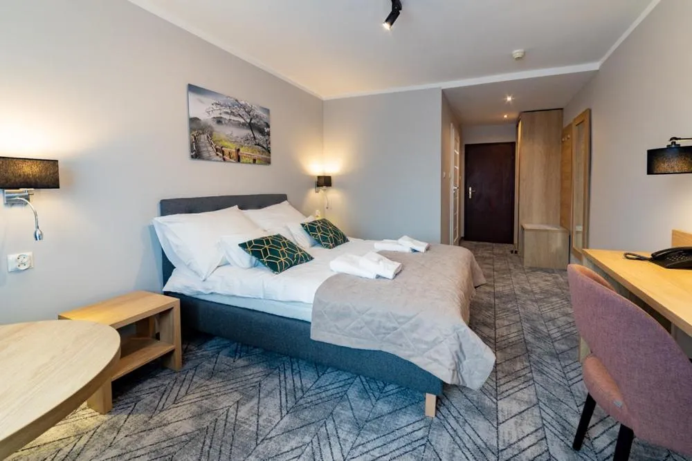 Bed in Hotel Jubilat