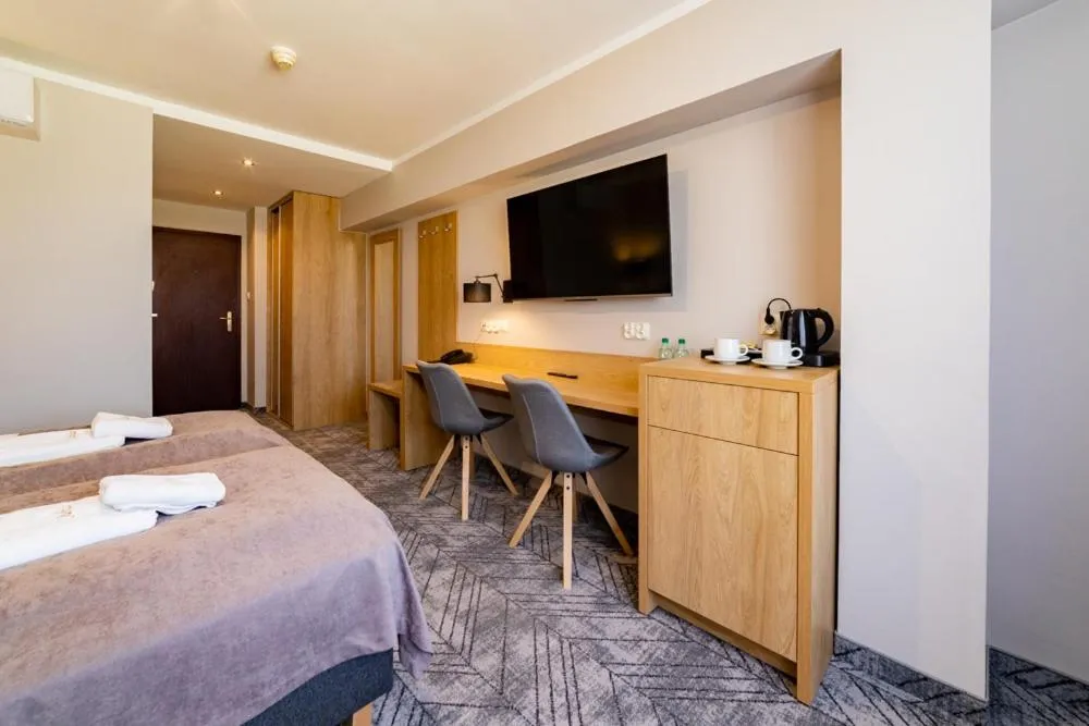 Bed in Hotel Jubilat