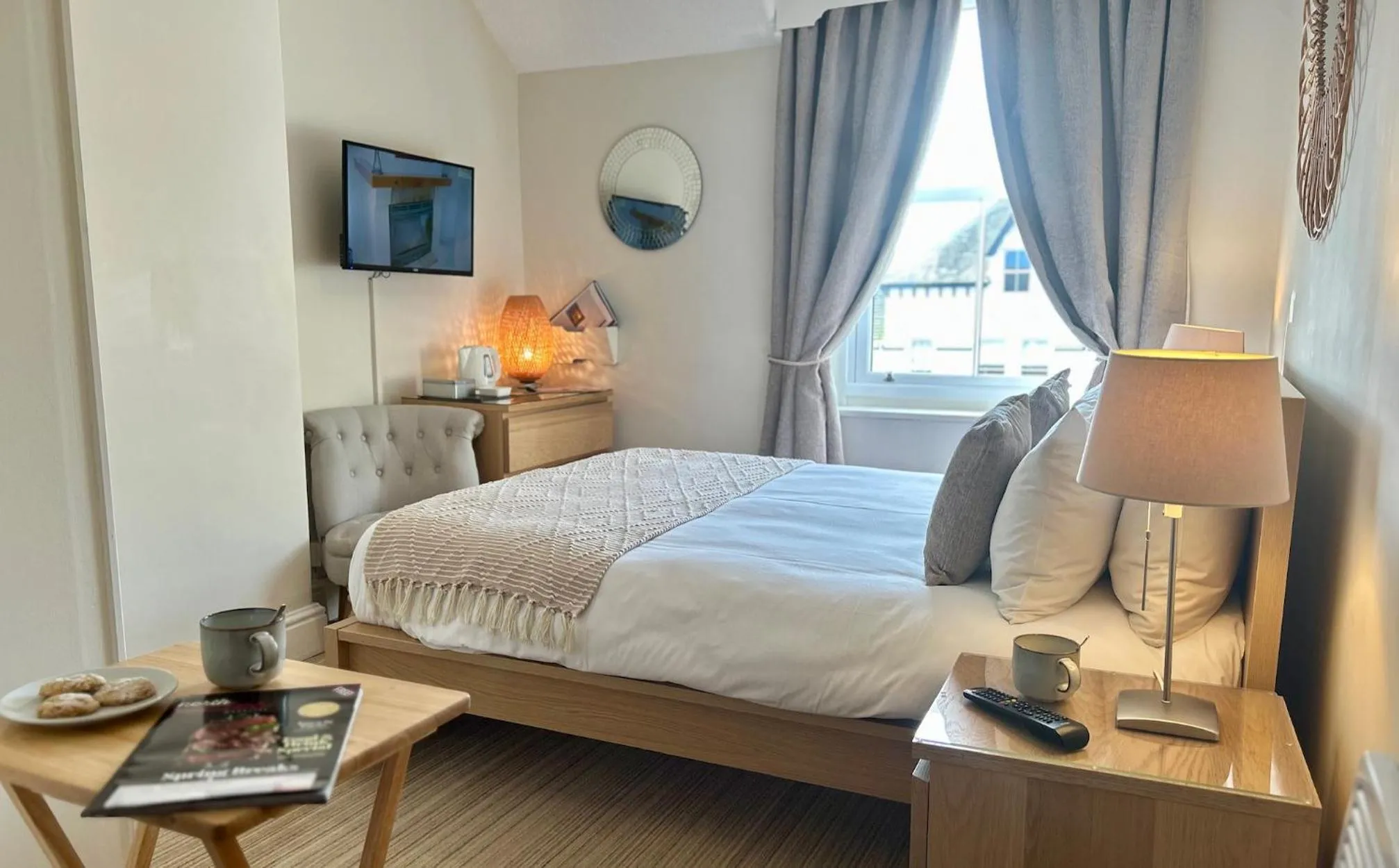 Bedroom, Bed in Arvon House