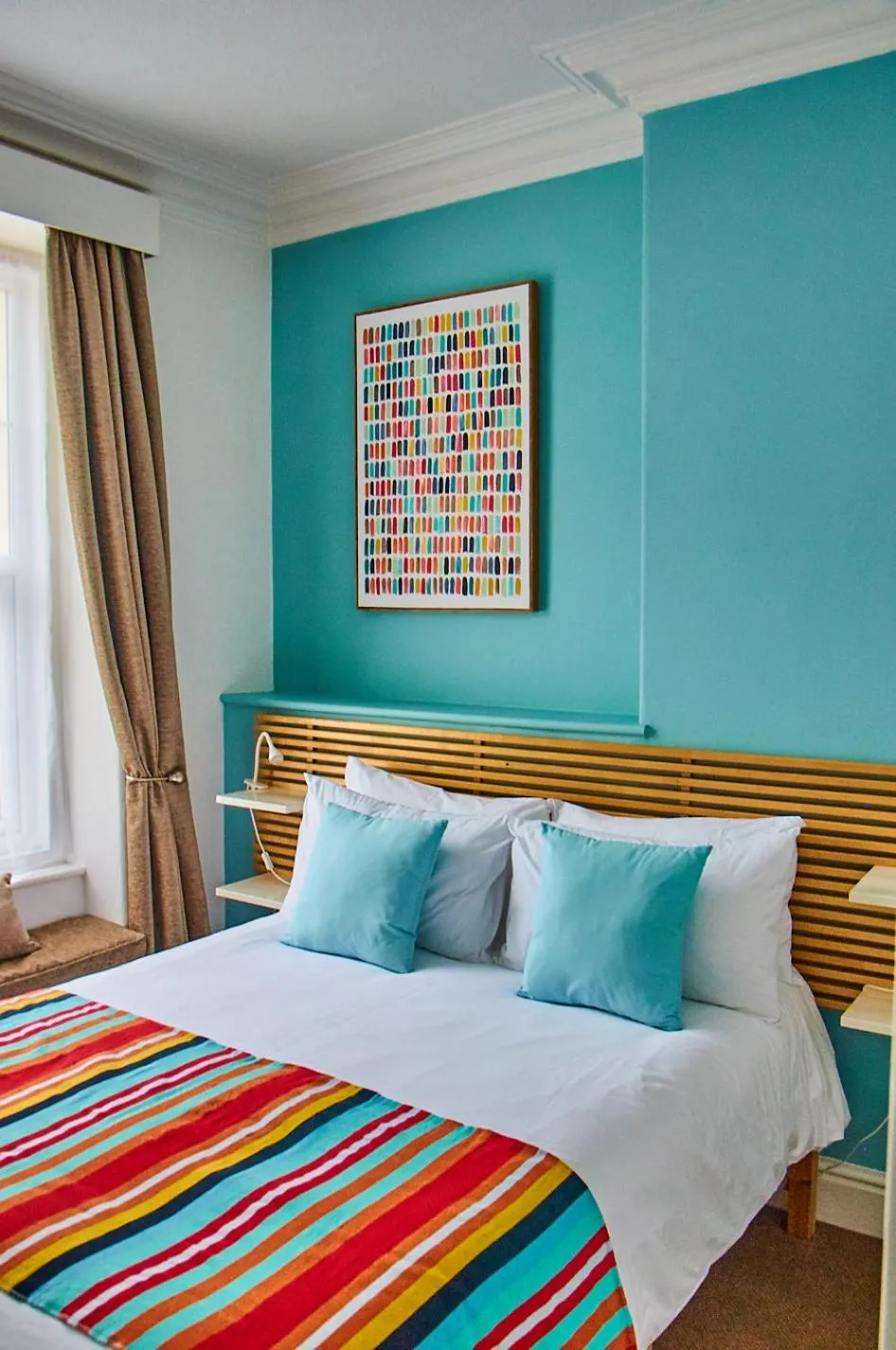Bedroom, Bed in Arvon House