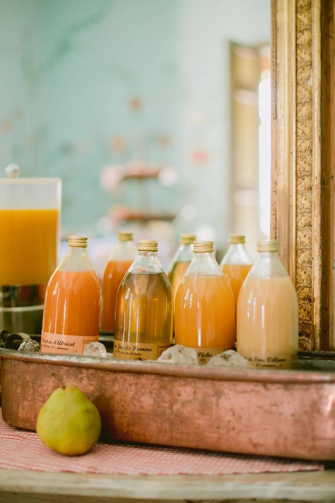 Buffet breakfast in Chateau de Varenne