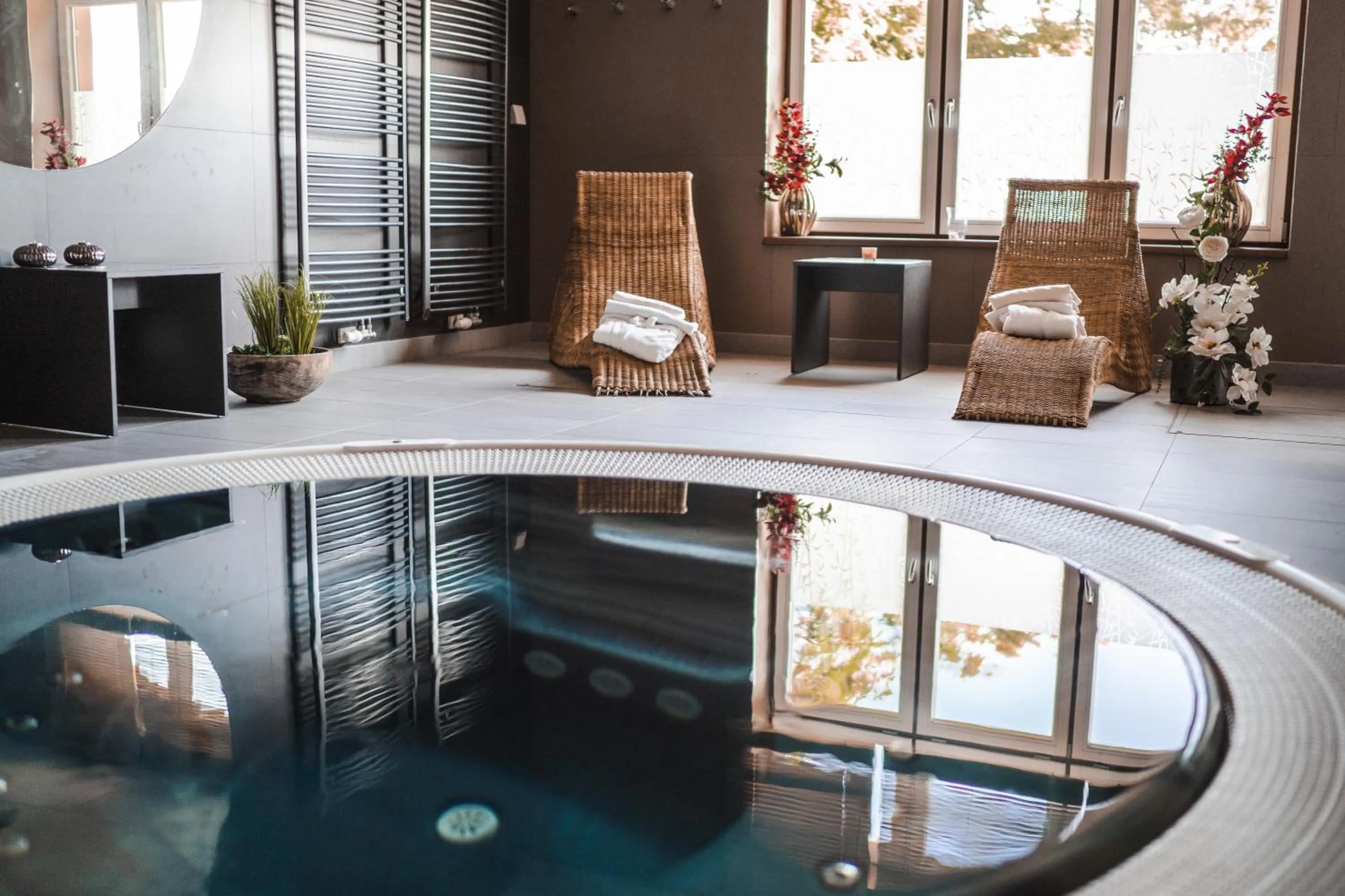 Hot Tub in Hotel Větruše