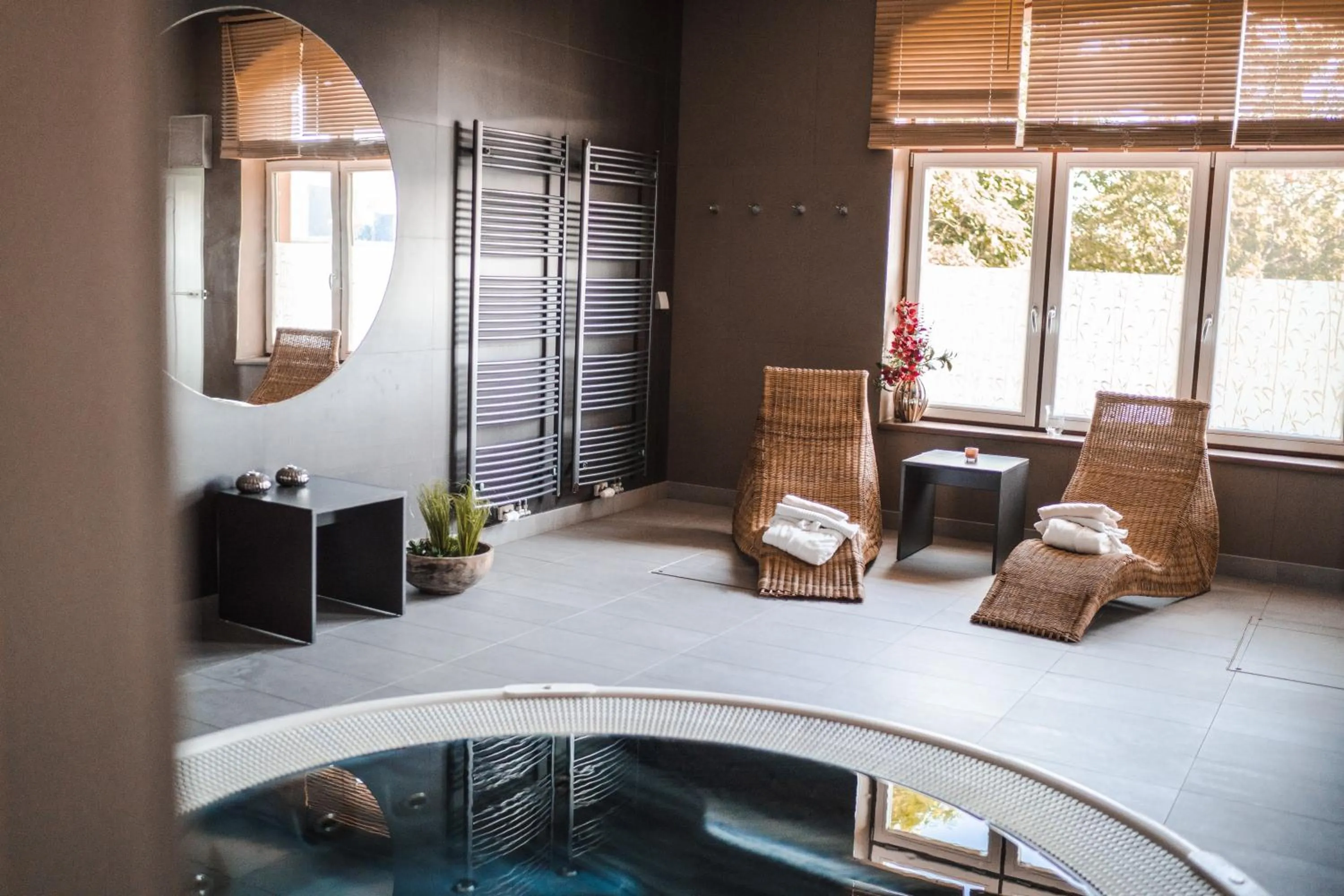 Hot Tub in Hotel Větruše