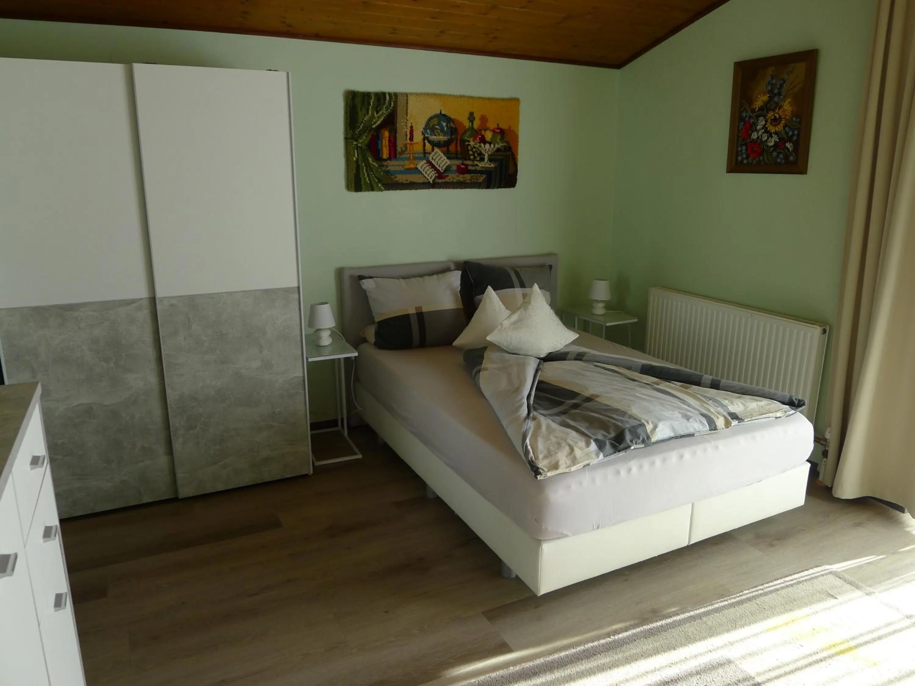 Bed in Alpenappartement Claudia