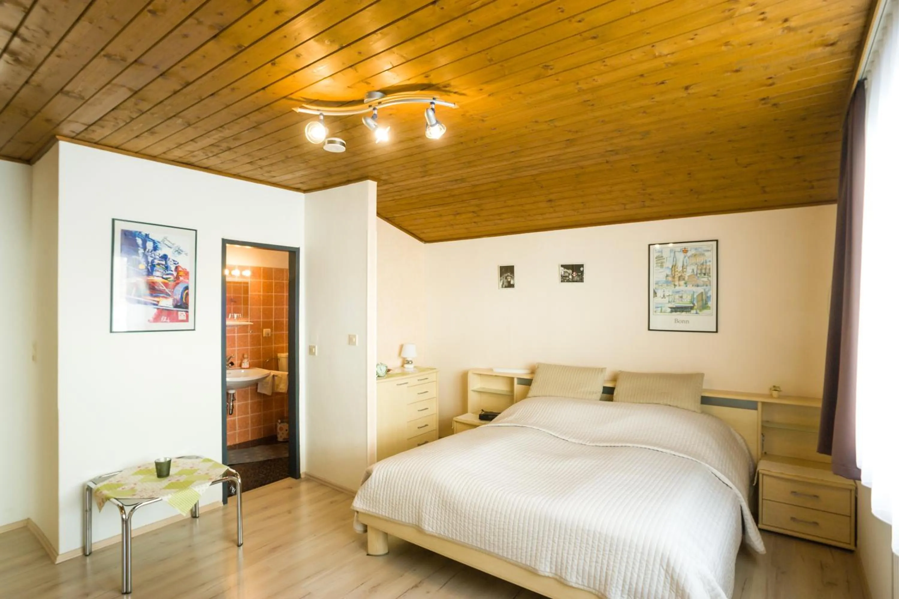 Bed in Alpenappartement Claudia