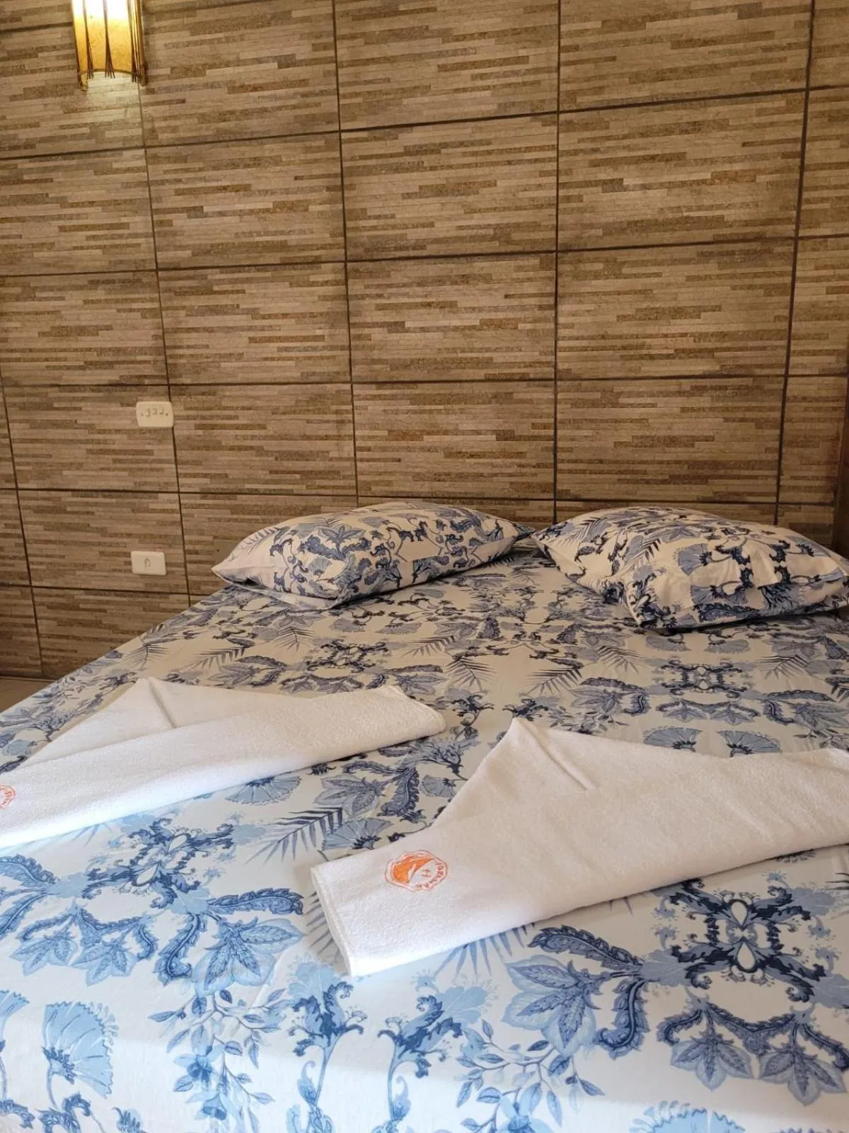 Bed in Pousada Boramar