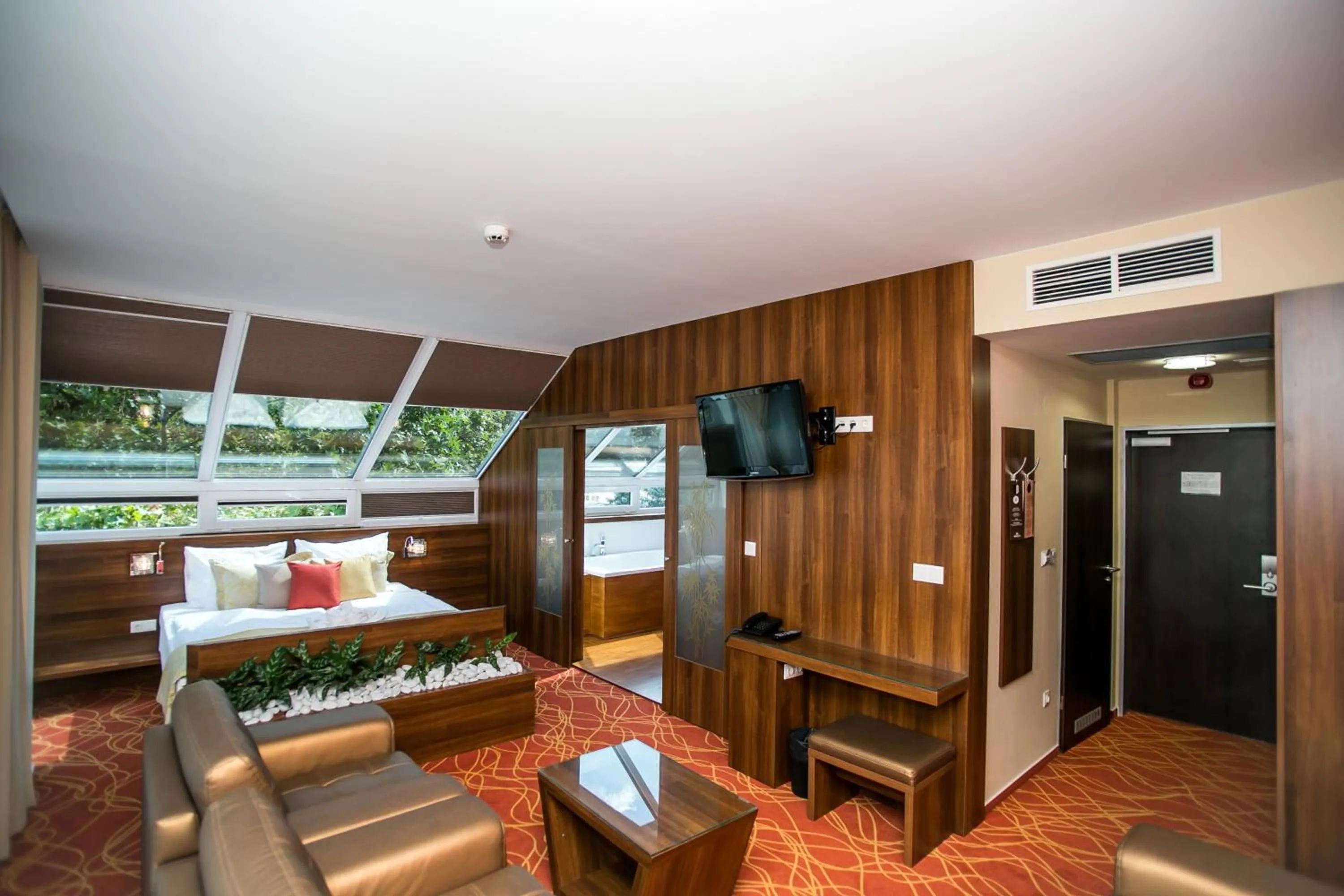 Bedroom in Bonvital Hotel Hévíz Superior Adults Only