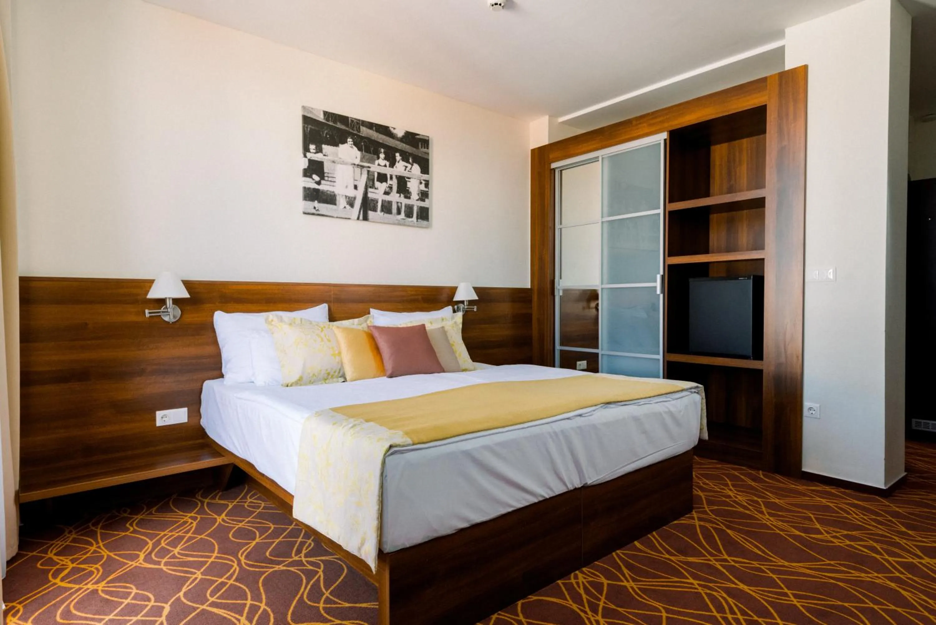 Bedroom, Bed in Bonvital Hotel Hévíz Superior Adults Only