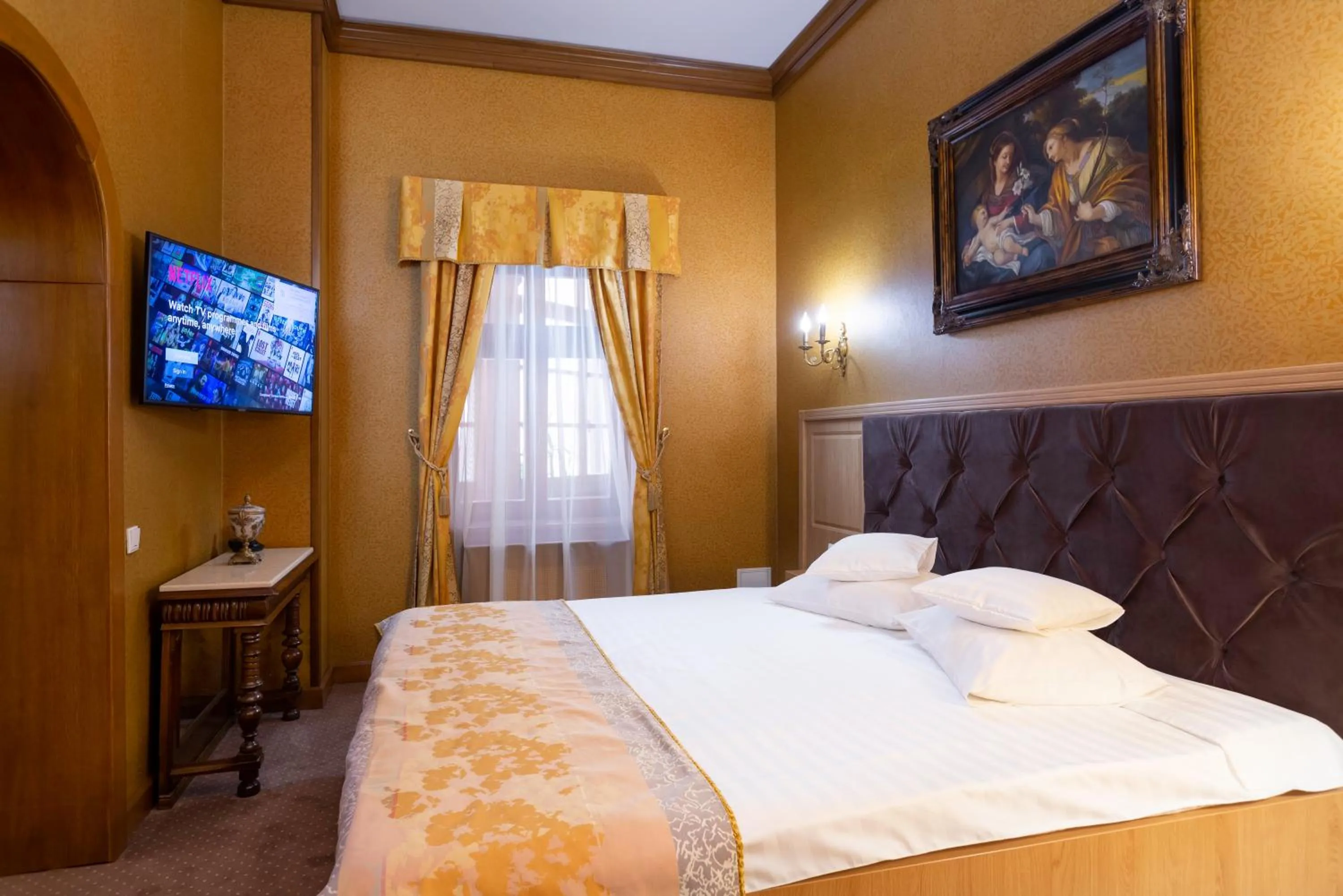 Bed in Hotel Am Ring