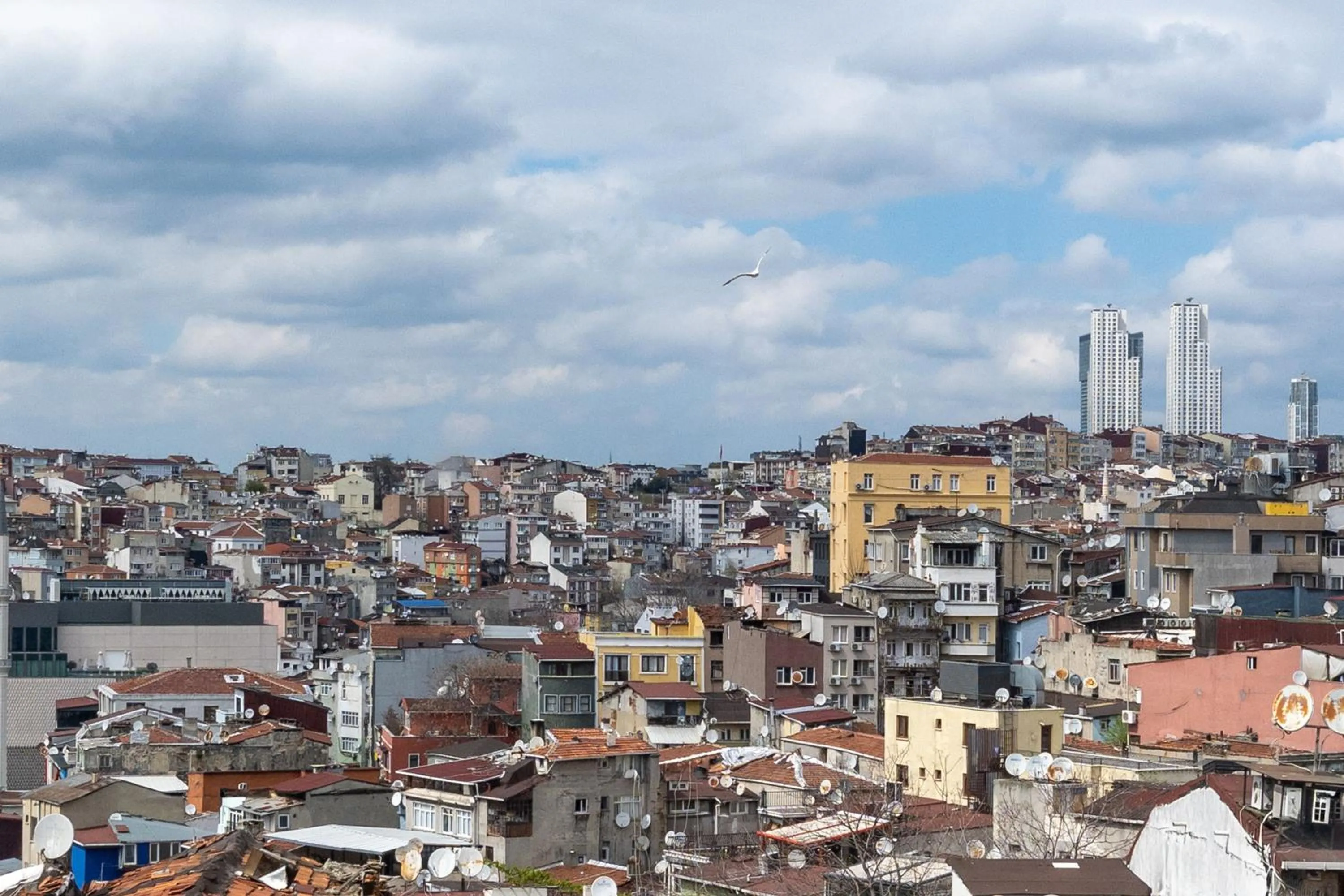 City view in Taxim Trend Suites