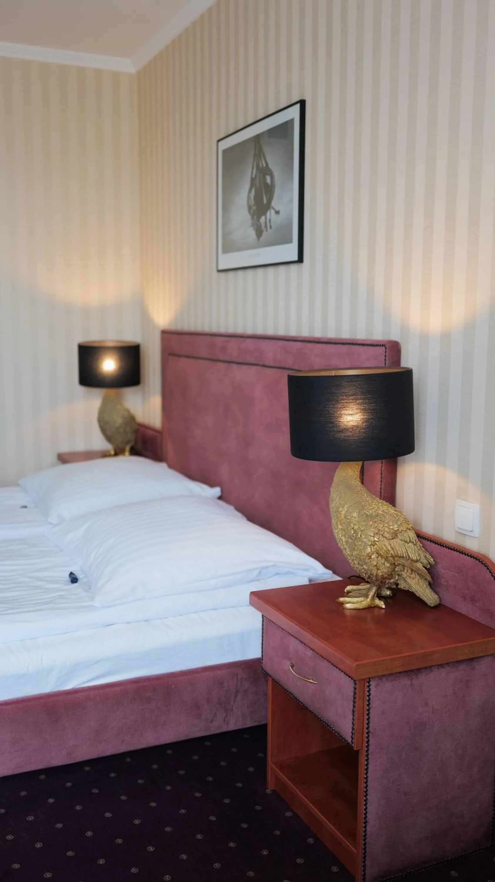 Bed in Hotel Sen
