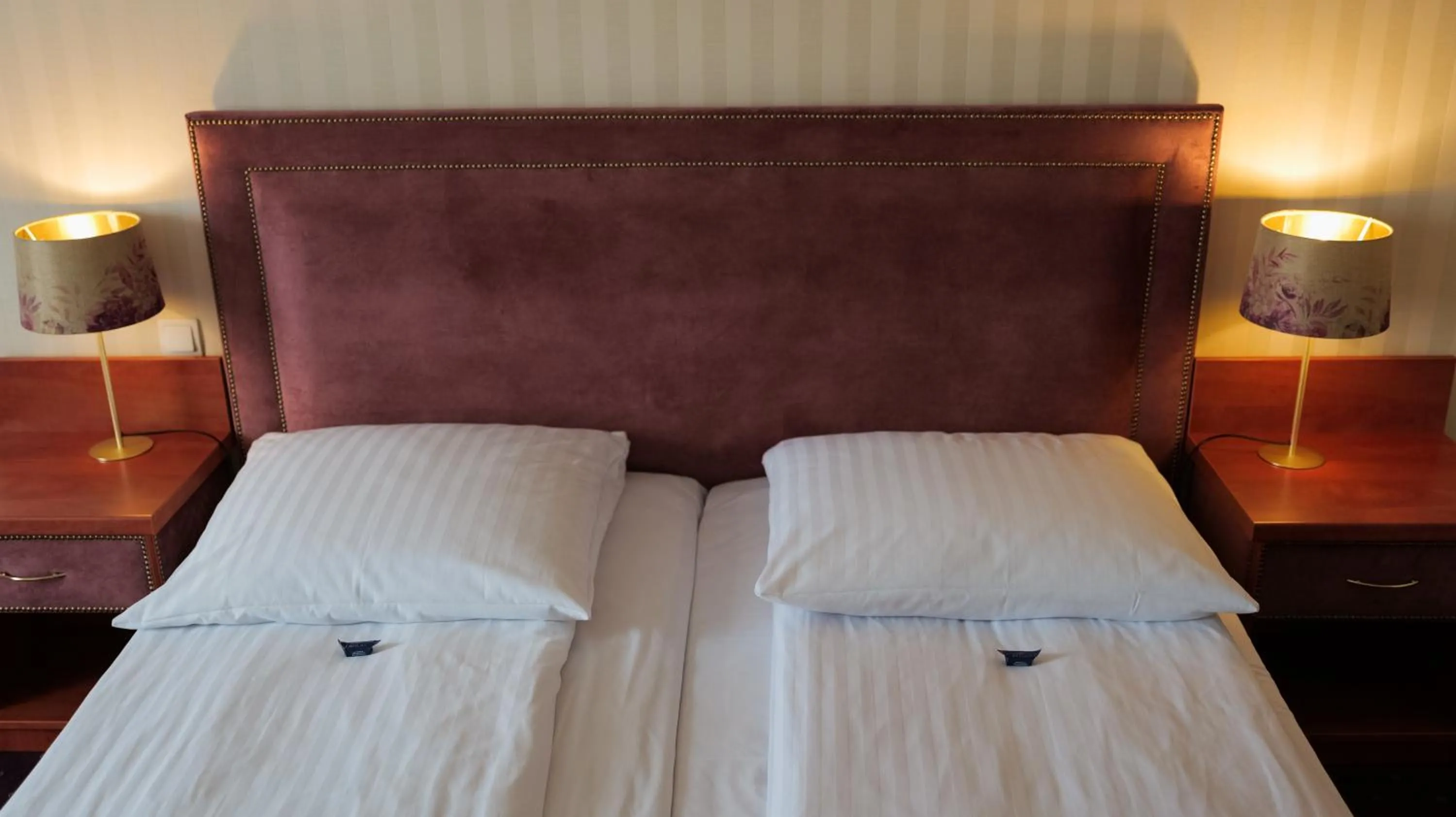 Bed in Hotel Sen