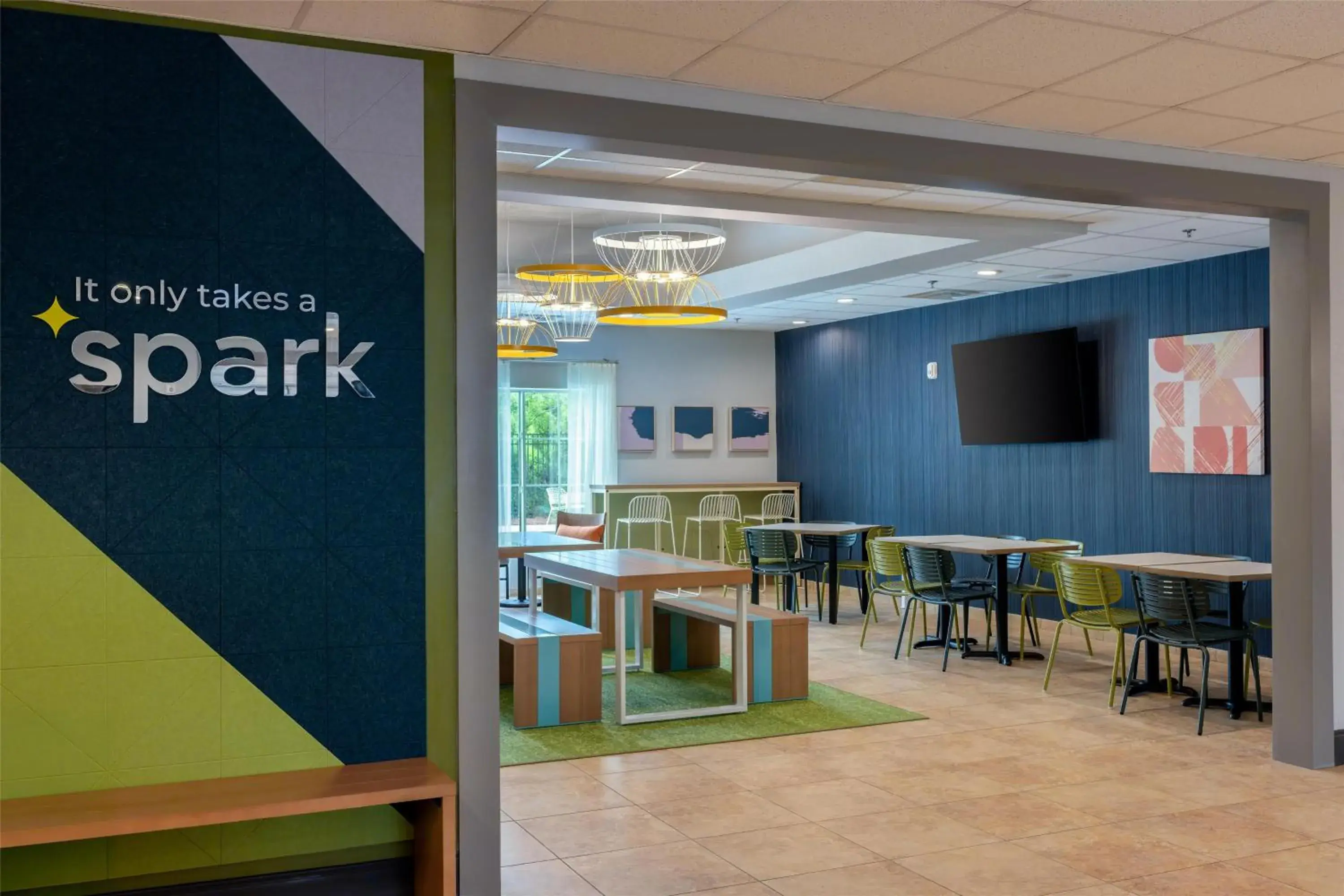 Lobby or reception in Spark by Hilton Hammond Lobby or reception in Spark by Hilton Hammond