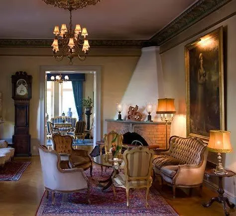 Seating area in Thorskogs Slott