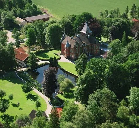 Bird's eye view in Thorskogs Slott