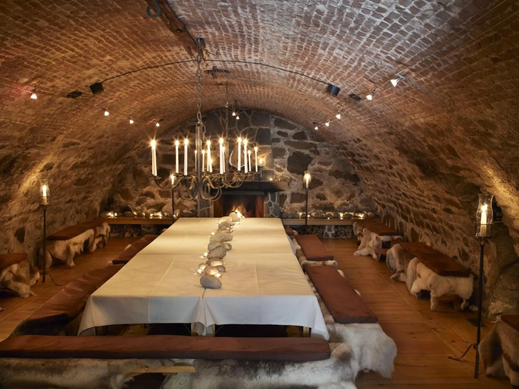 Dining area in Thorskogs Slott