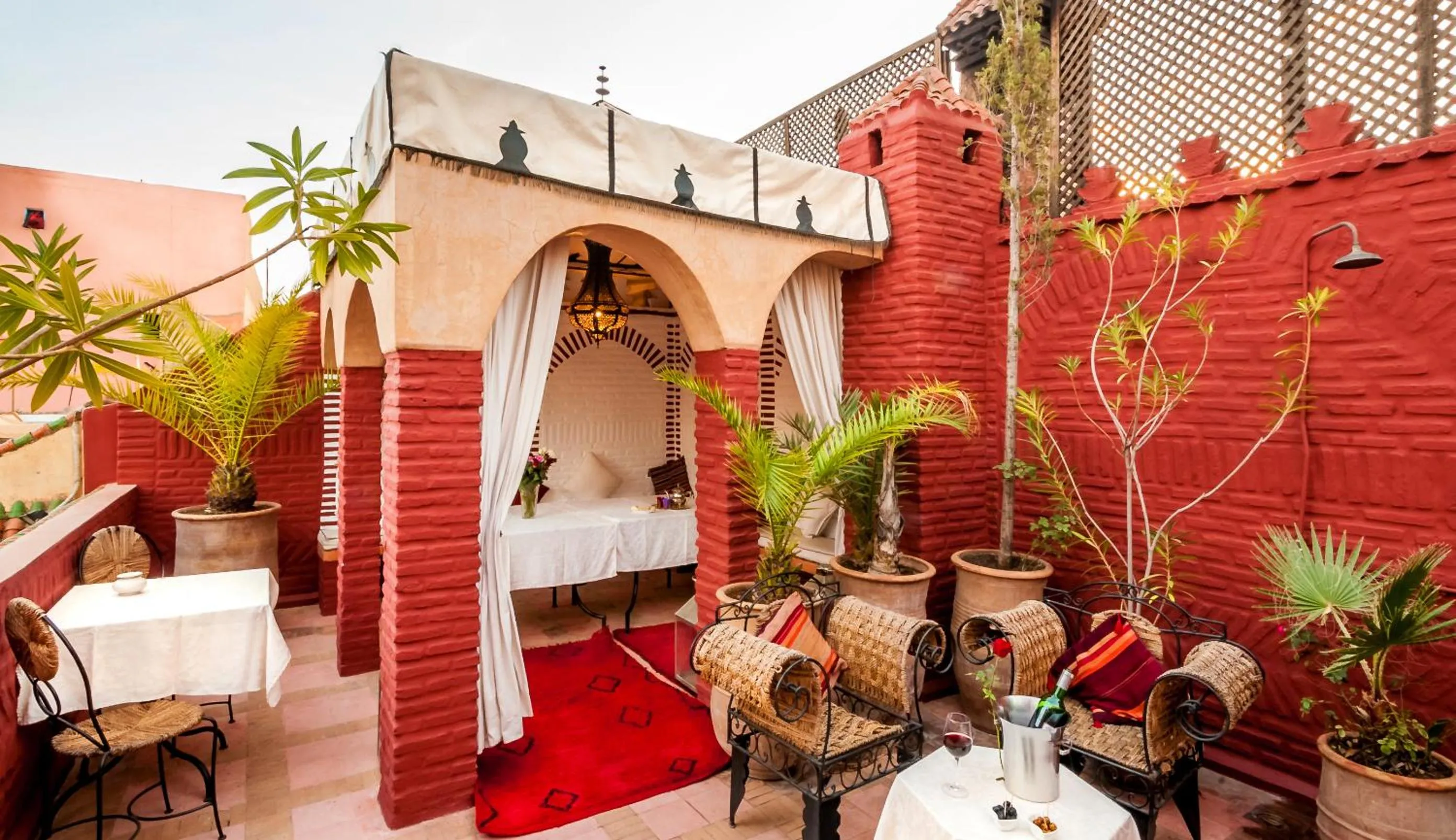 Balcony/Terrace in Riad Eden