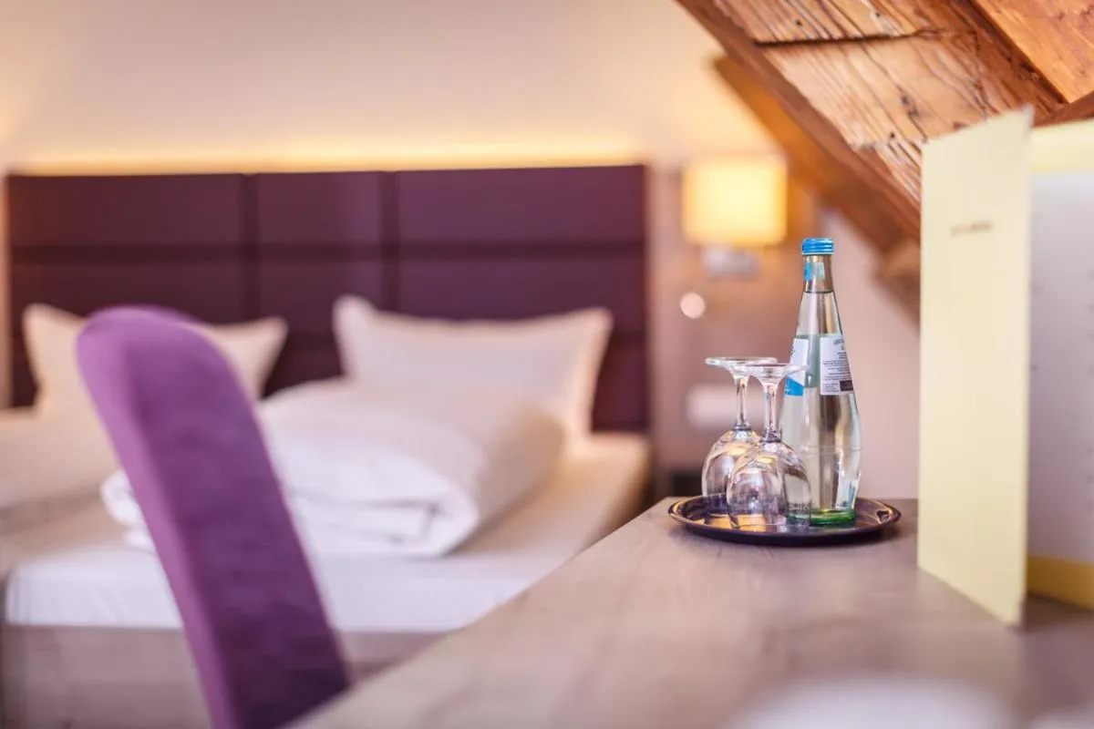 Bed in Bodensee Hotel Sternen