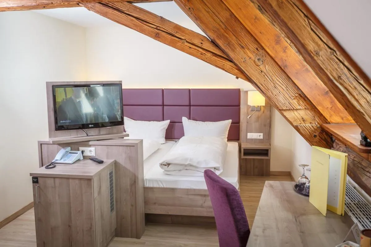 Bed in Bodensee Hotel Sternen