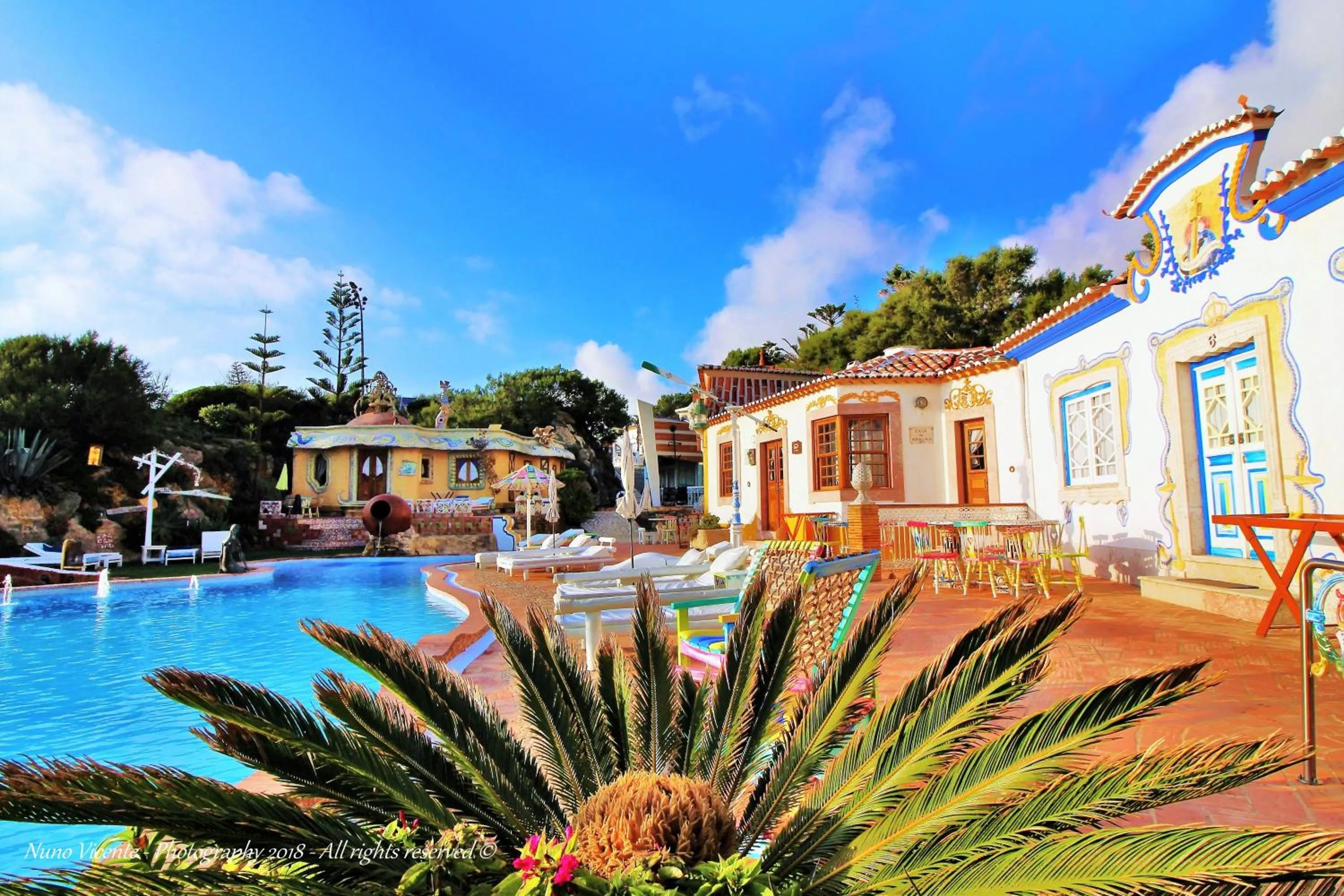 Swimming pool in Villa Ana Margarida Beach