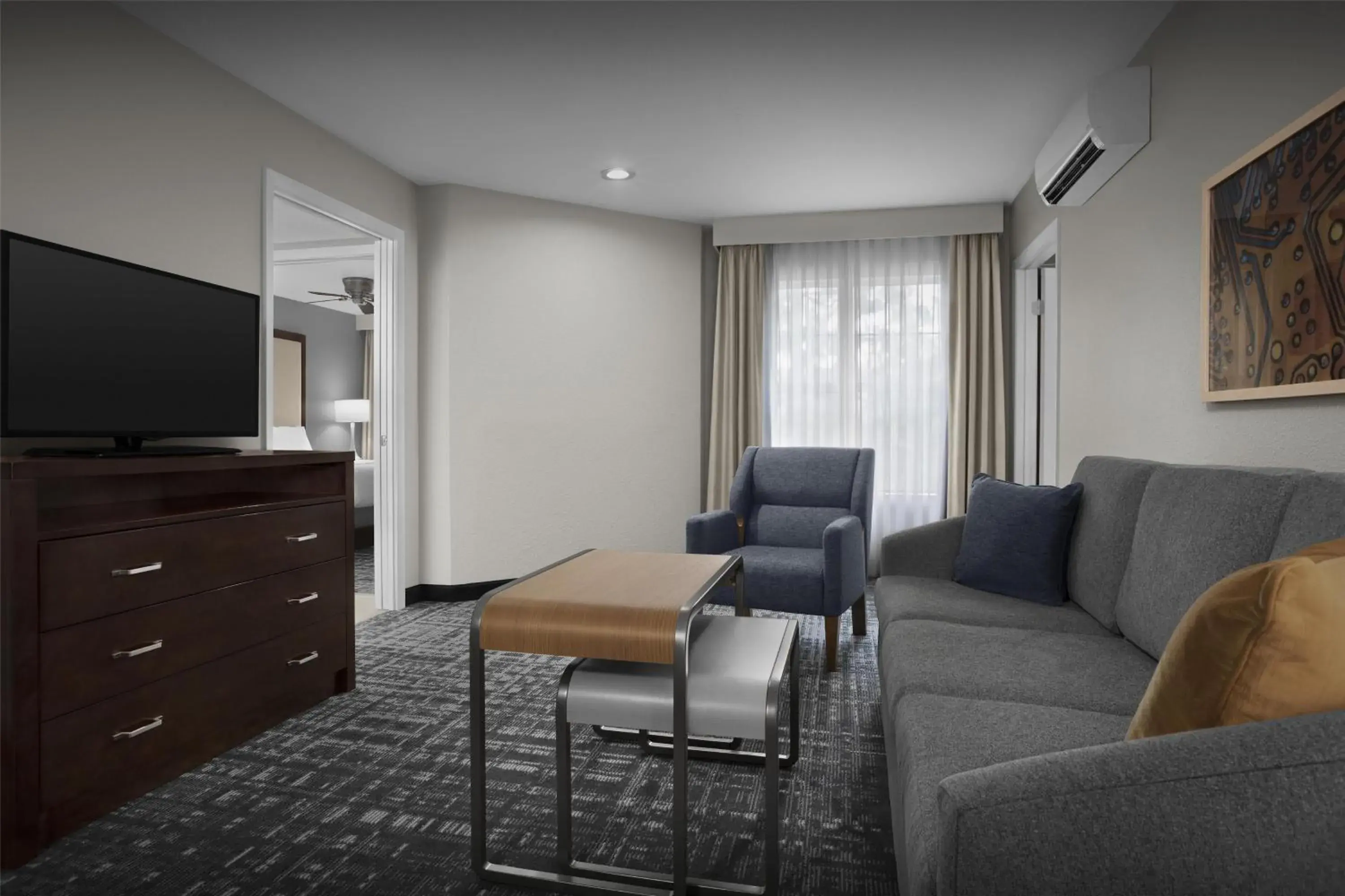 Living room in Homewood Suites by Hilton San Jose Airport-Silicon Valley Living room in Homewood Suites by Hilton San Jose Airport-Silicon Valley