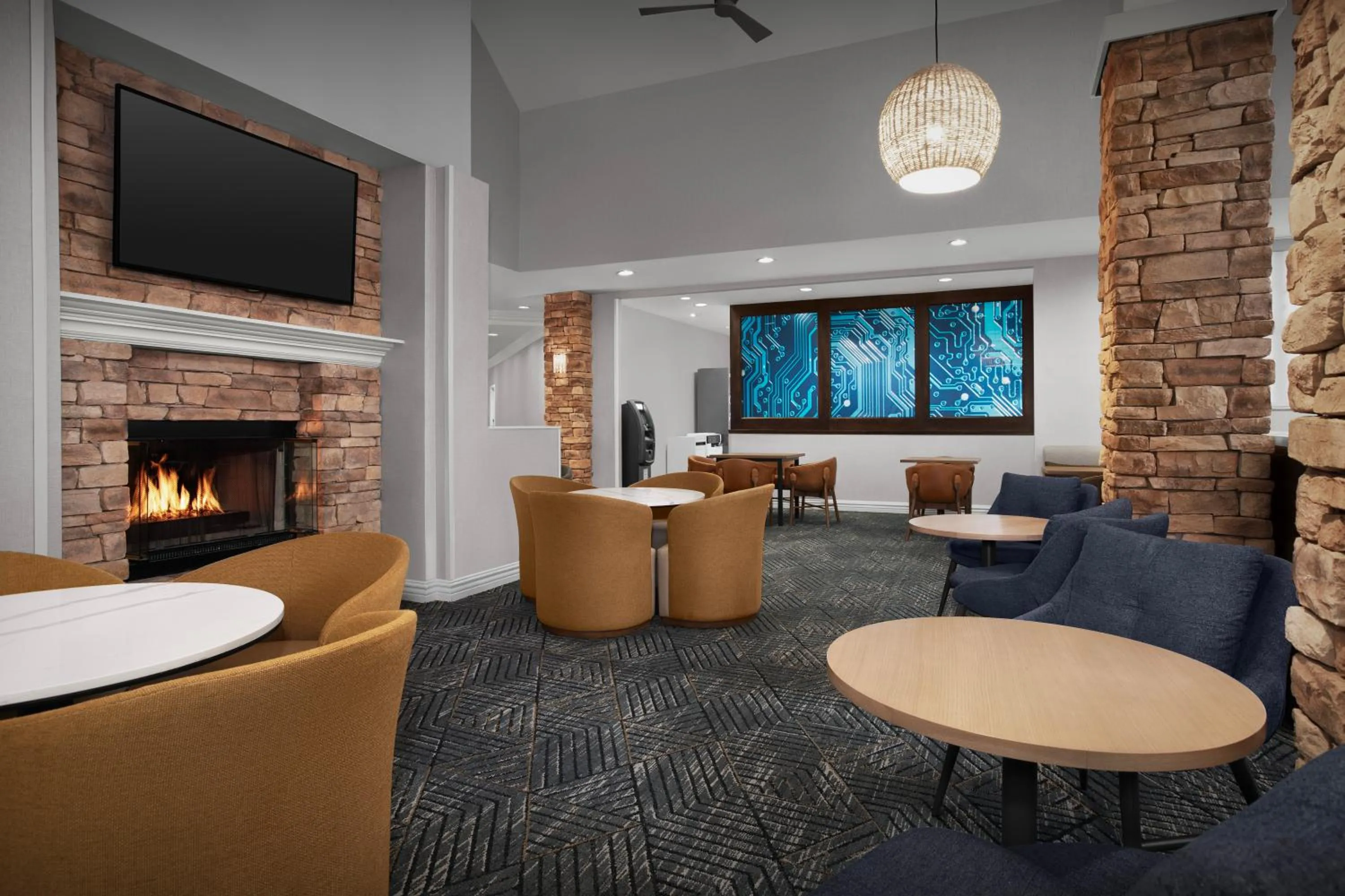 Communal lounge/ TV room in Homewood Suites by Hilton San Jose Airport-Silicon Valley