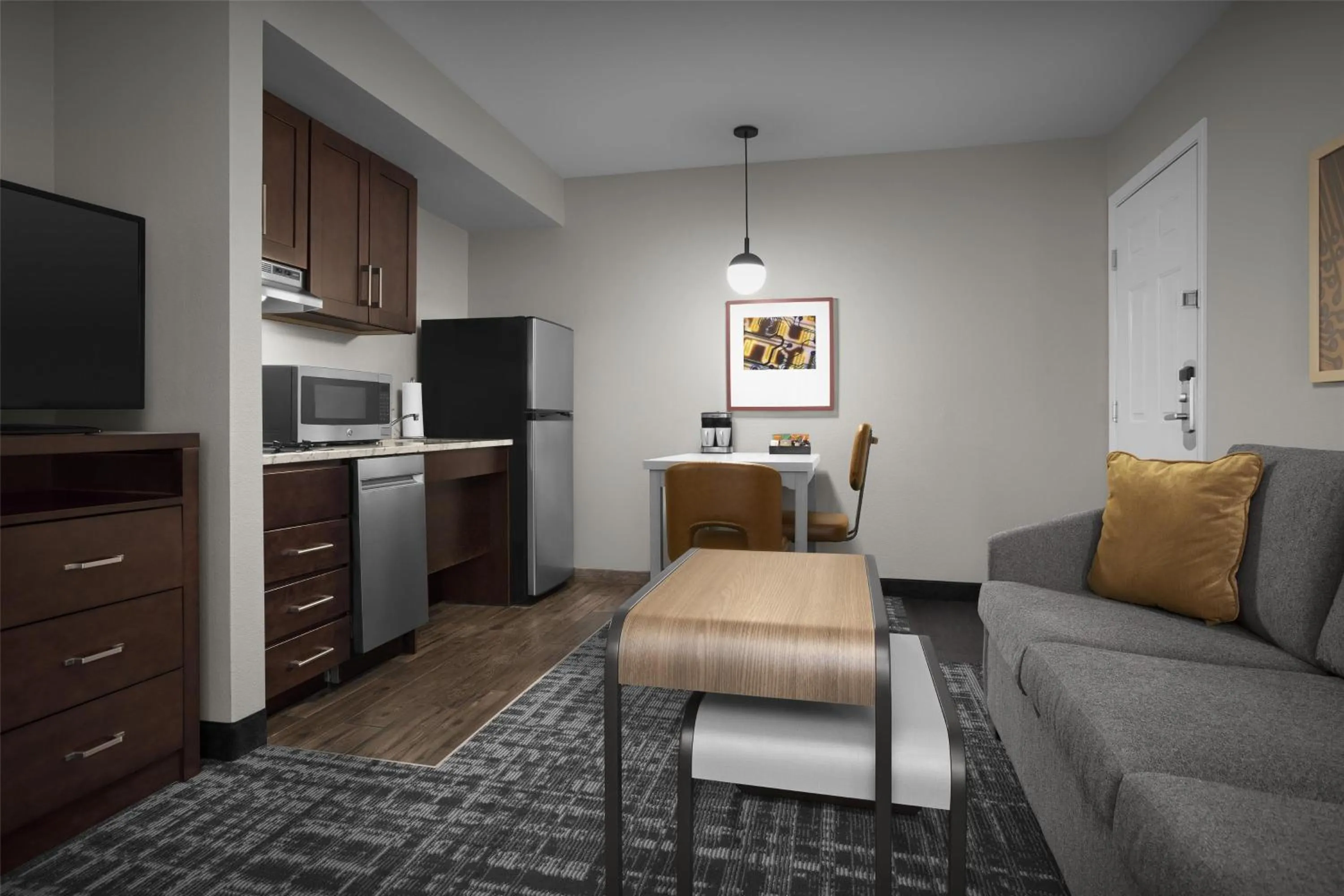 Kitchen or kitchenette in Homewood Suites by Hilton San Jose Airport-Silicon Valley