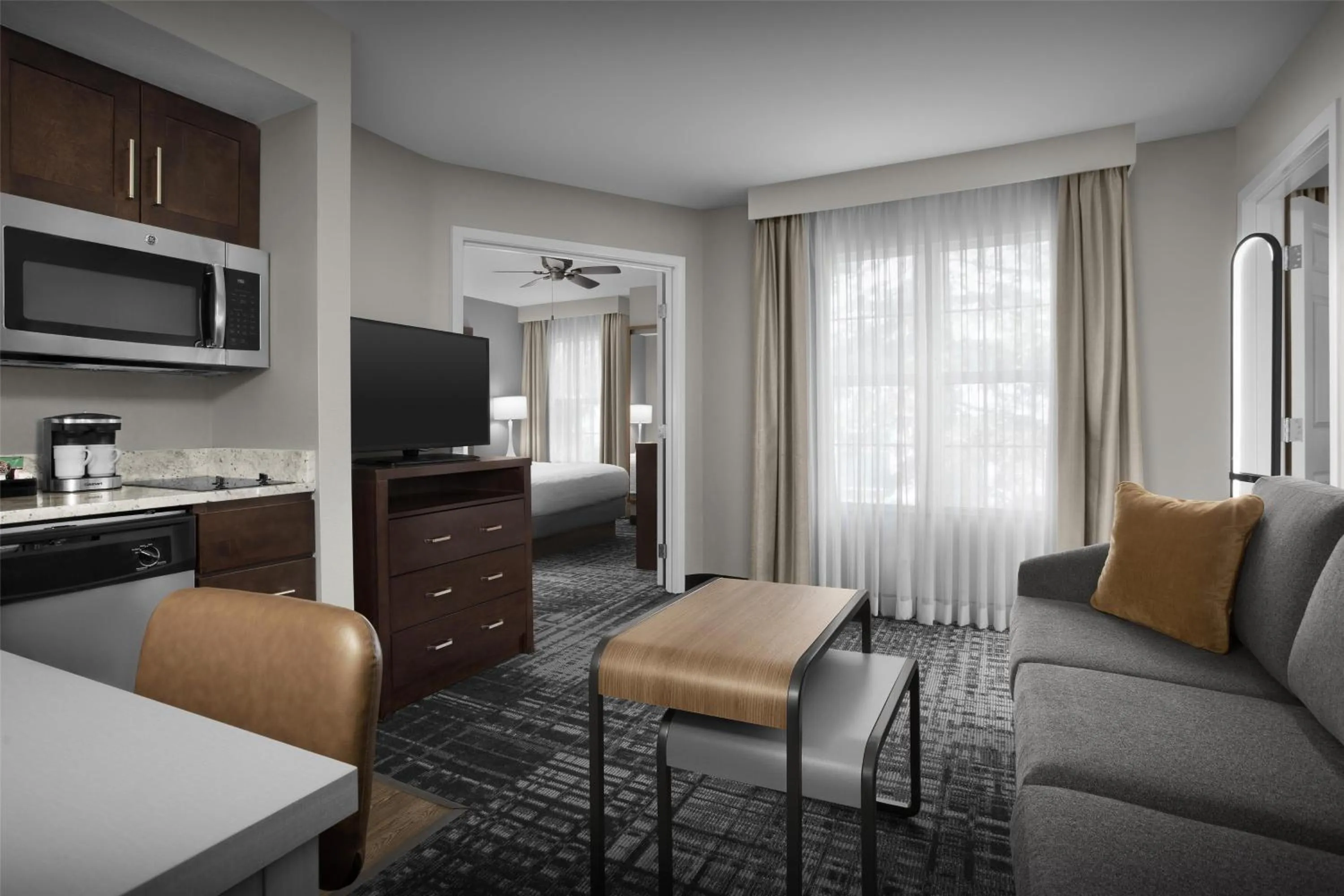 Kitchen or kitchenette in Homewood Suites by Hilton San Jose Airport-Silicon Valley