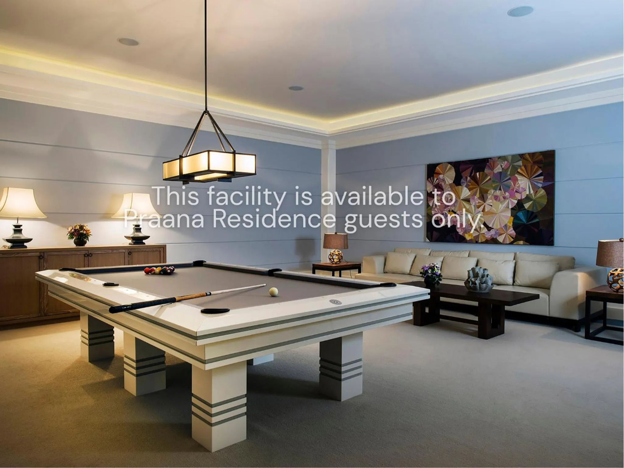Game Room in Panacea Retreat